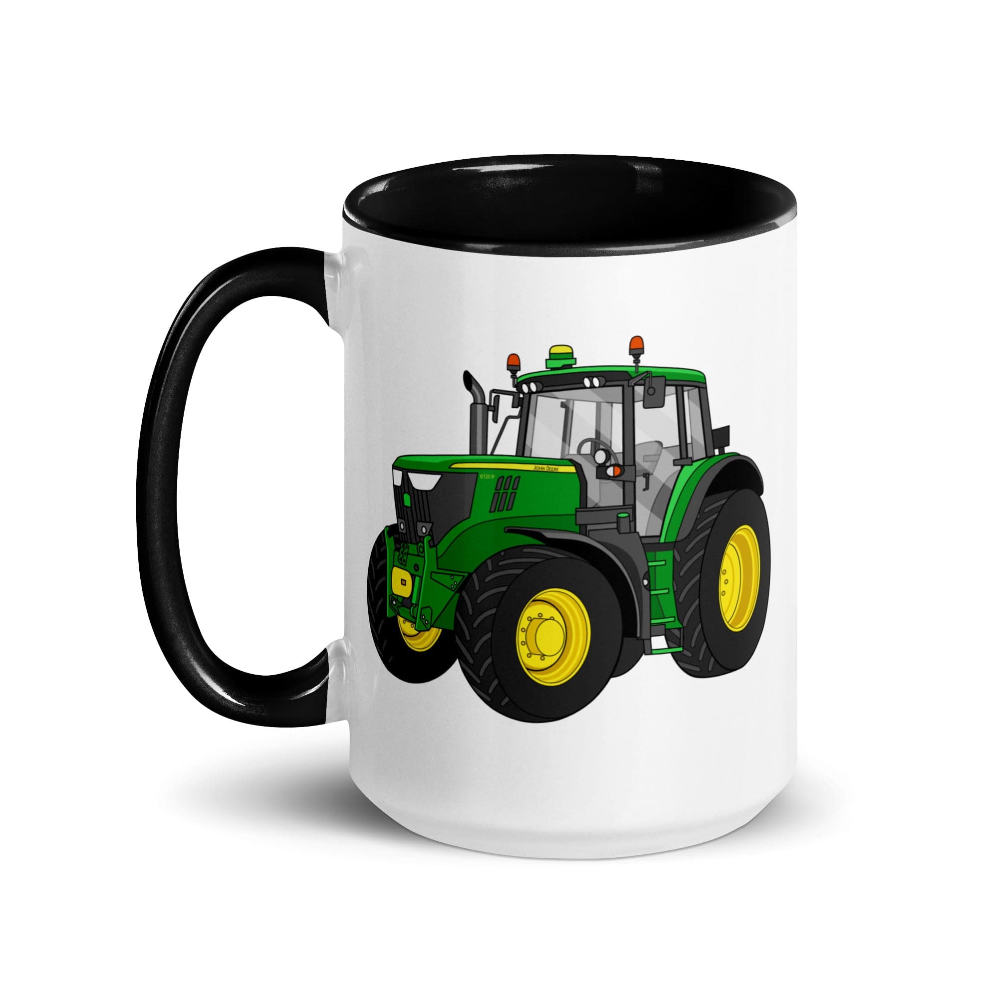 The Tractor Mugs Store John Deere 6120 M | Mug with Color Inside Quality Farmers Merch