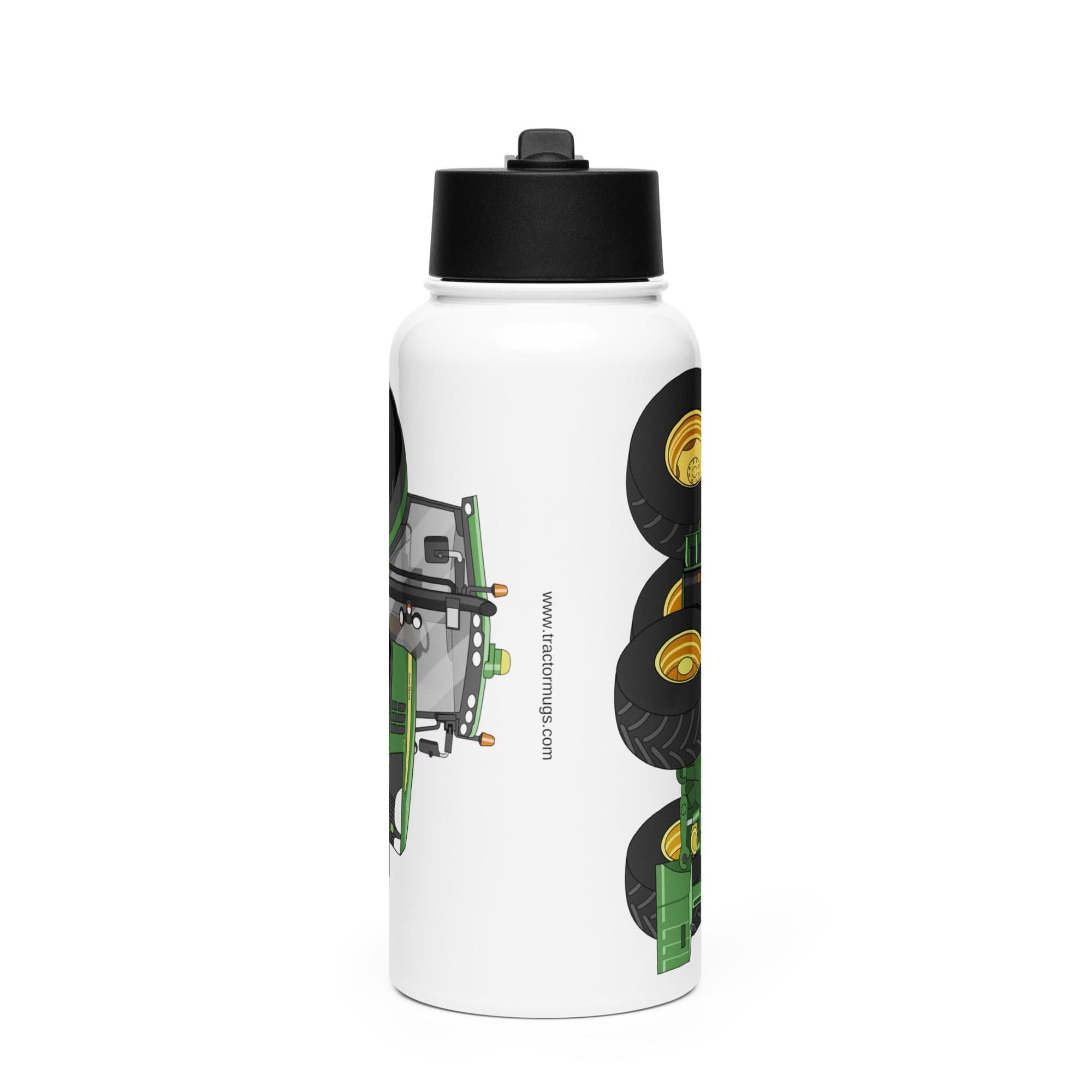The Tractor Mugs Store John Deere 6125 R | Stainless Steel Water Bottle Quality Farmers Merch