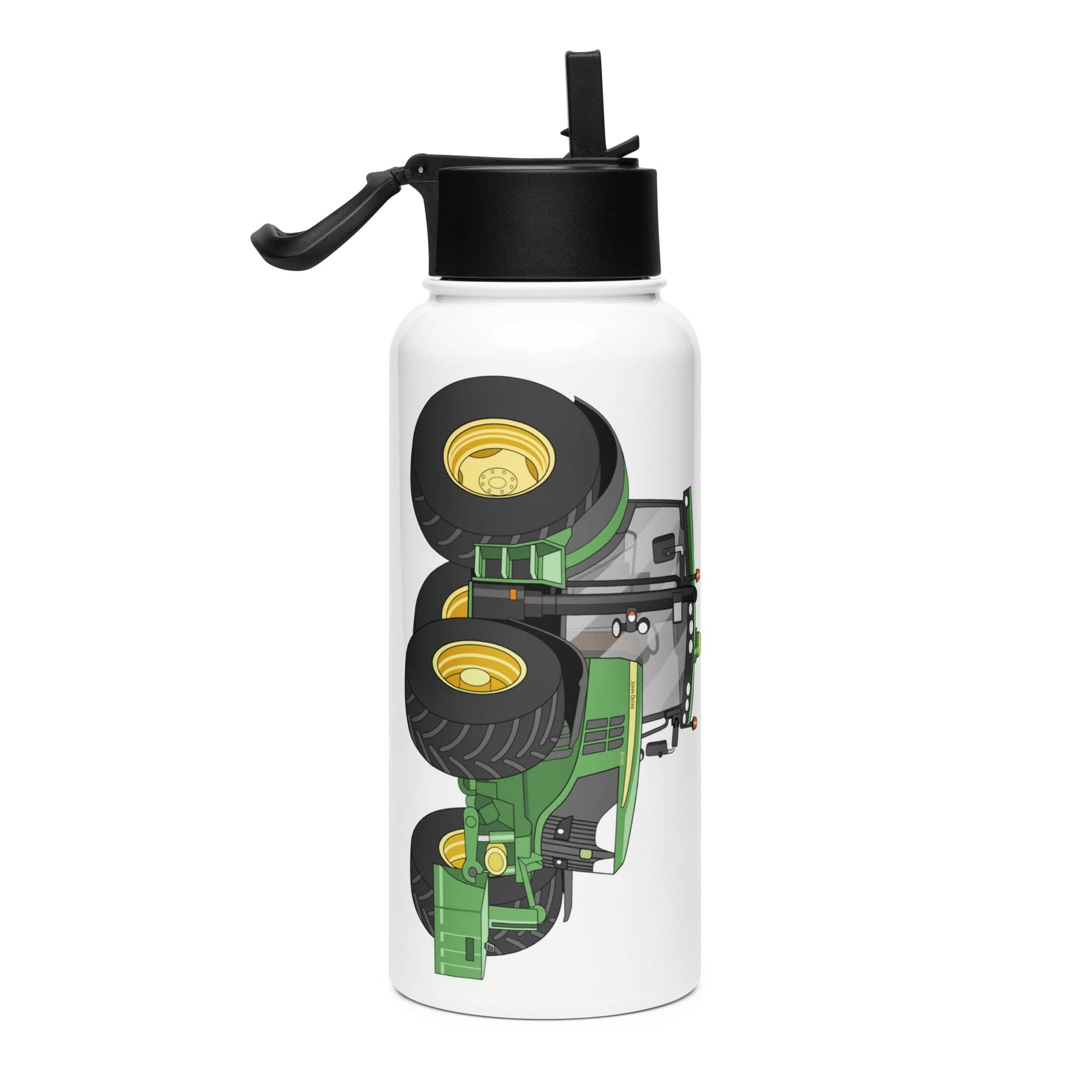 The Tractor Mugs Store John Deere 6125 R | Stainless Steel Water Bottle Quality Farmers Merch
