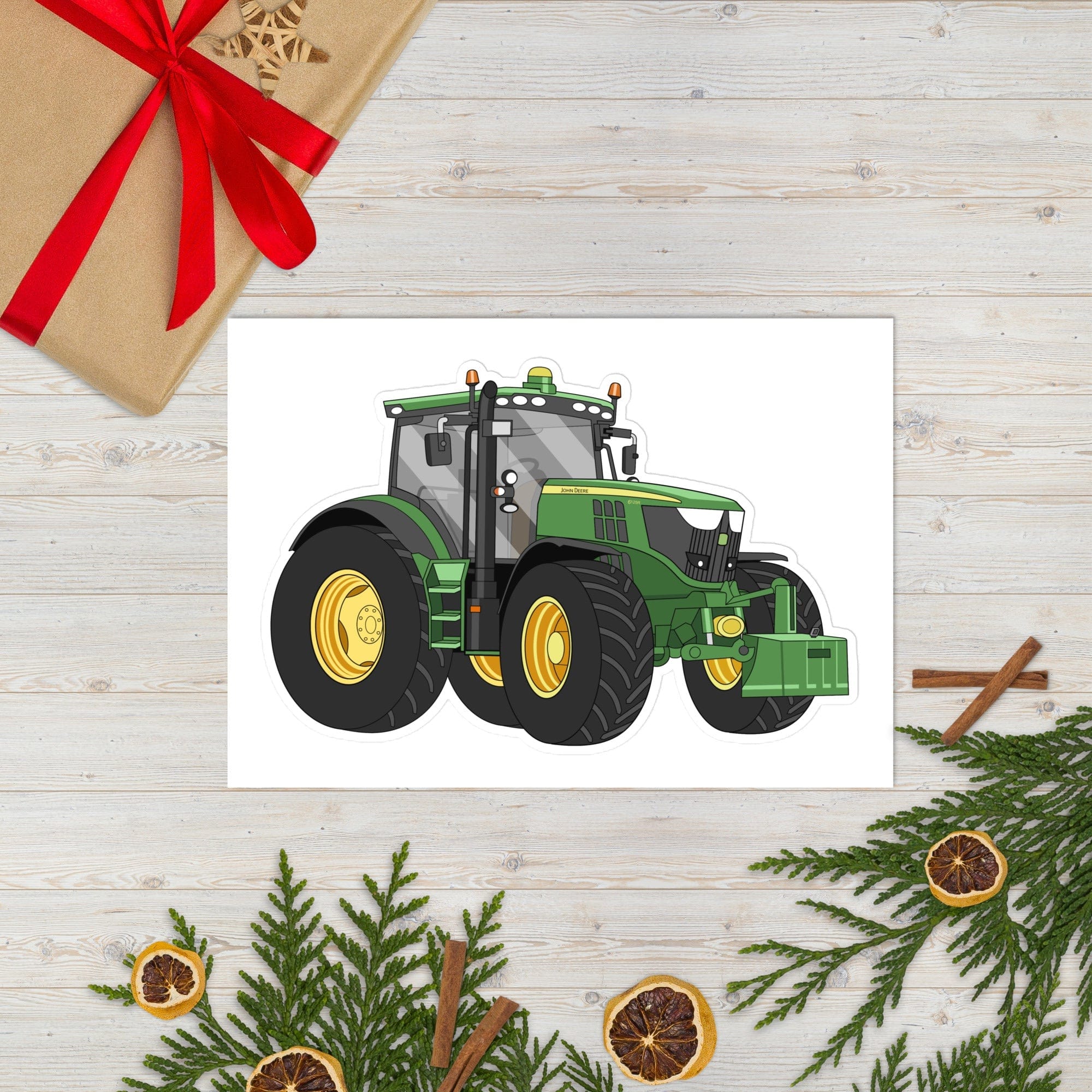 The Tractor Mugs Store John Deere 6125 R | Sticker sheet Quality Farmers Merch