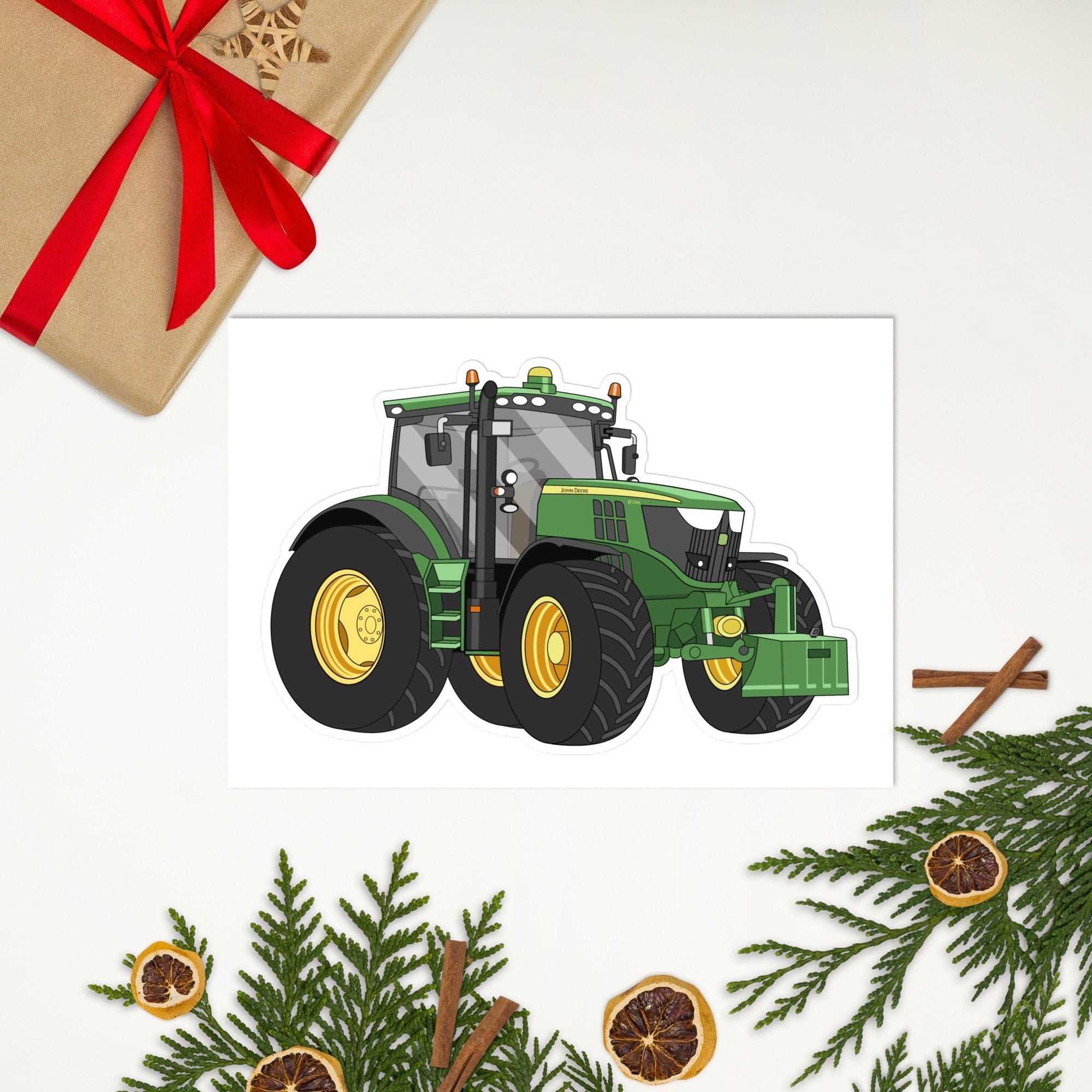 The Tractor Mugs Store John Deere 6125 R | Sticker sheet Quality Farmers Merch