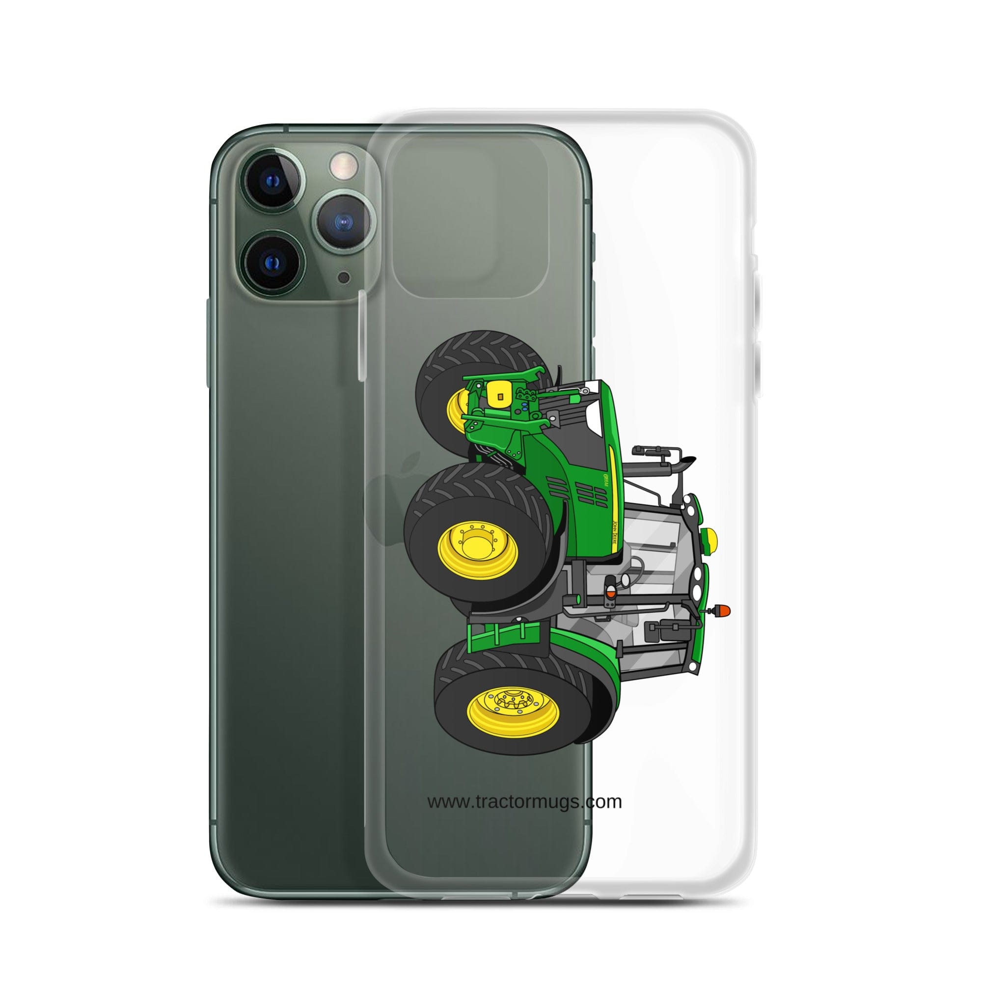 The Tractor Mugs Store John Deere 6155 M | Clear Case for iPhone® Quality Farmers Merch