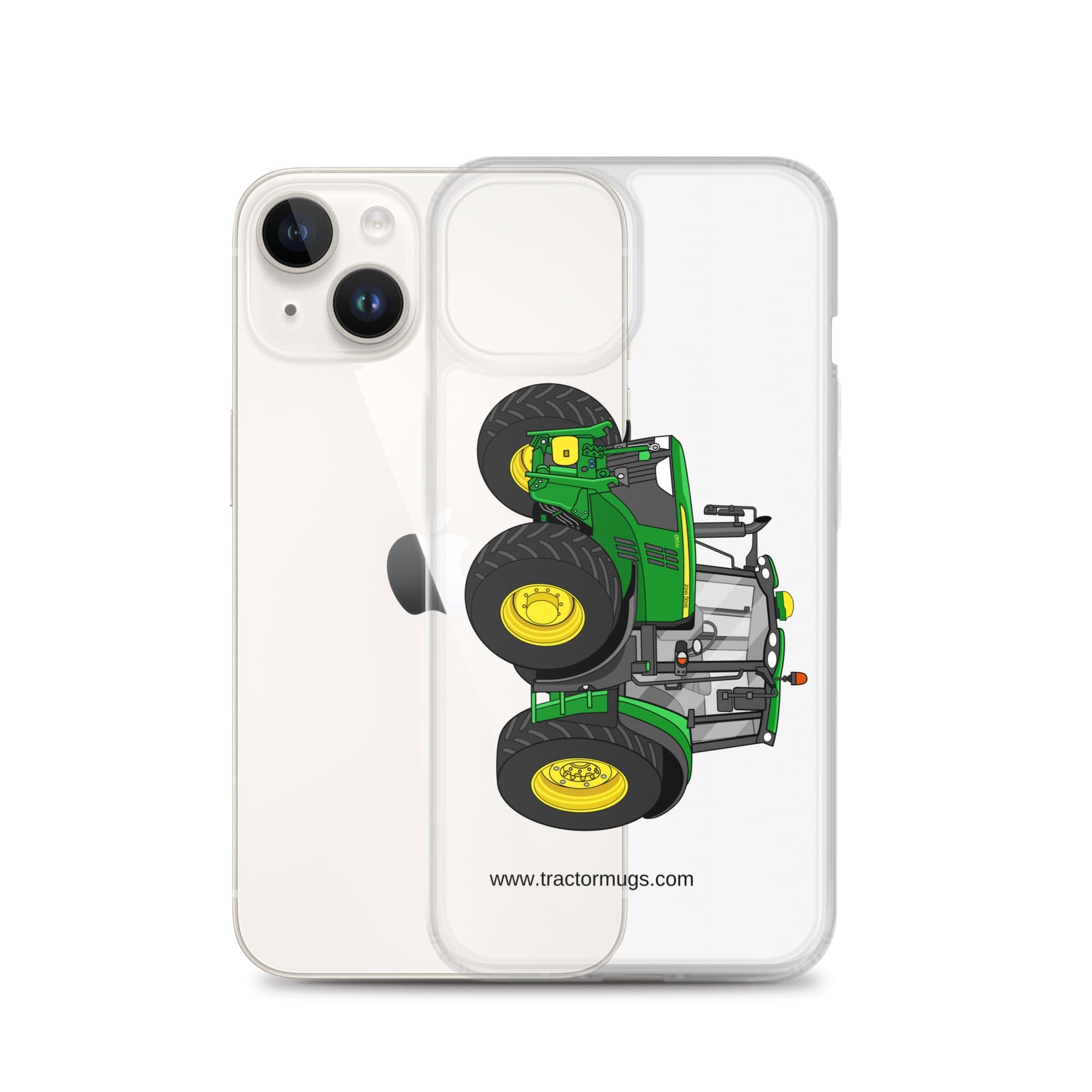 The Tractor Mugs Store John Deere 6155 M | Clear Case for iPhone® Quality Farmers Merch