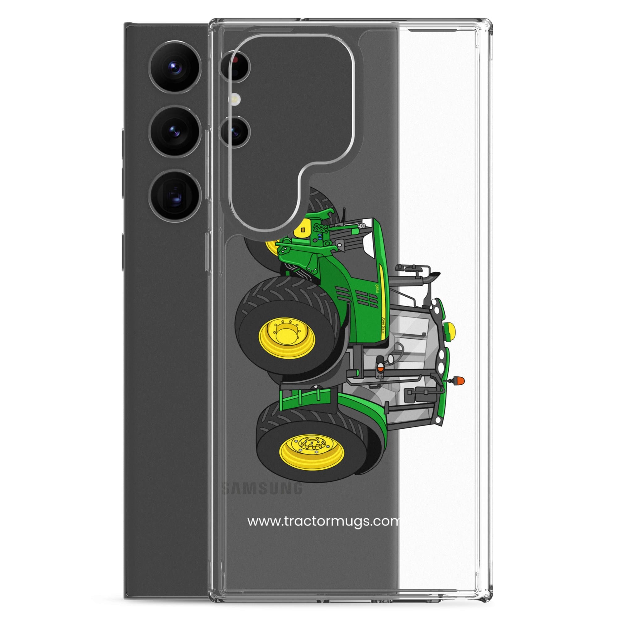 The Tractor Mugs Store John Deere 6155 M | Clear Case for Samsung® Quality Farmers Merch