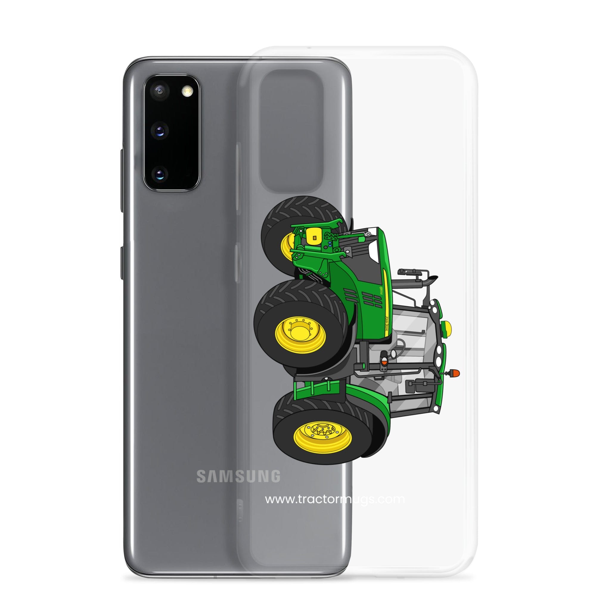 The Tractor Mugs Store John Deere 6155 M | Clear Case for Samsung® Quality Farmers Merch
