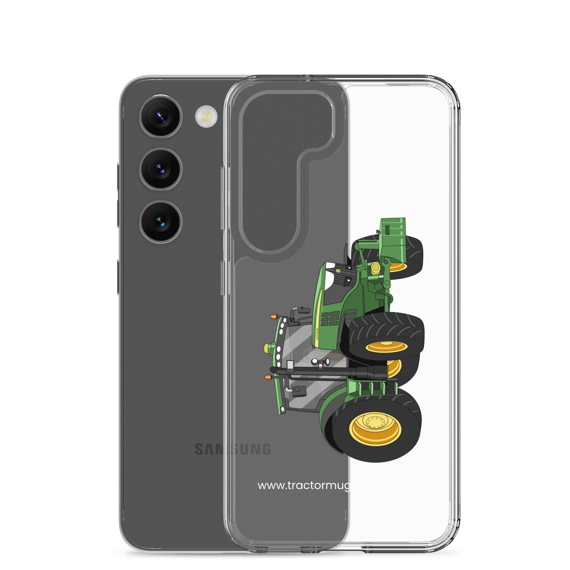 The Tractor Mugs Store John Deere 6210 R | Clear Case for Samsung® Quality Farmers Merch