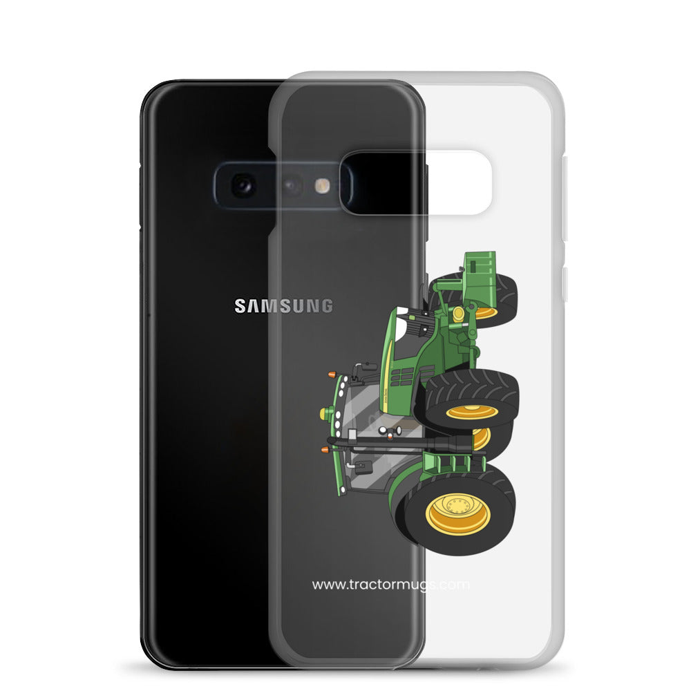 The Tractor Mugs Store John Deere 6210 R | Clear Case for Samsung® Quality Farmers Merch