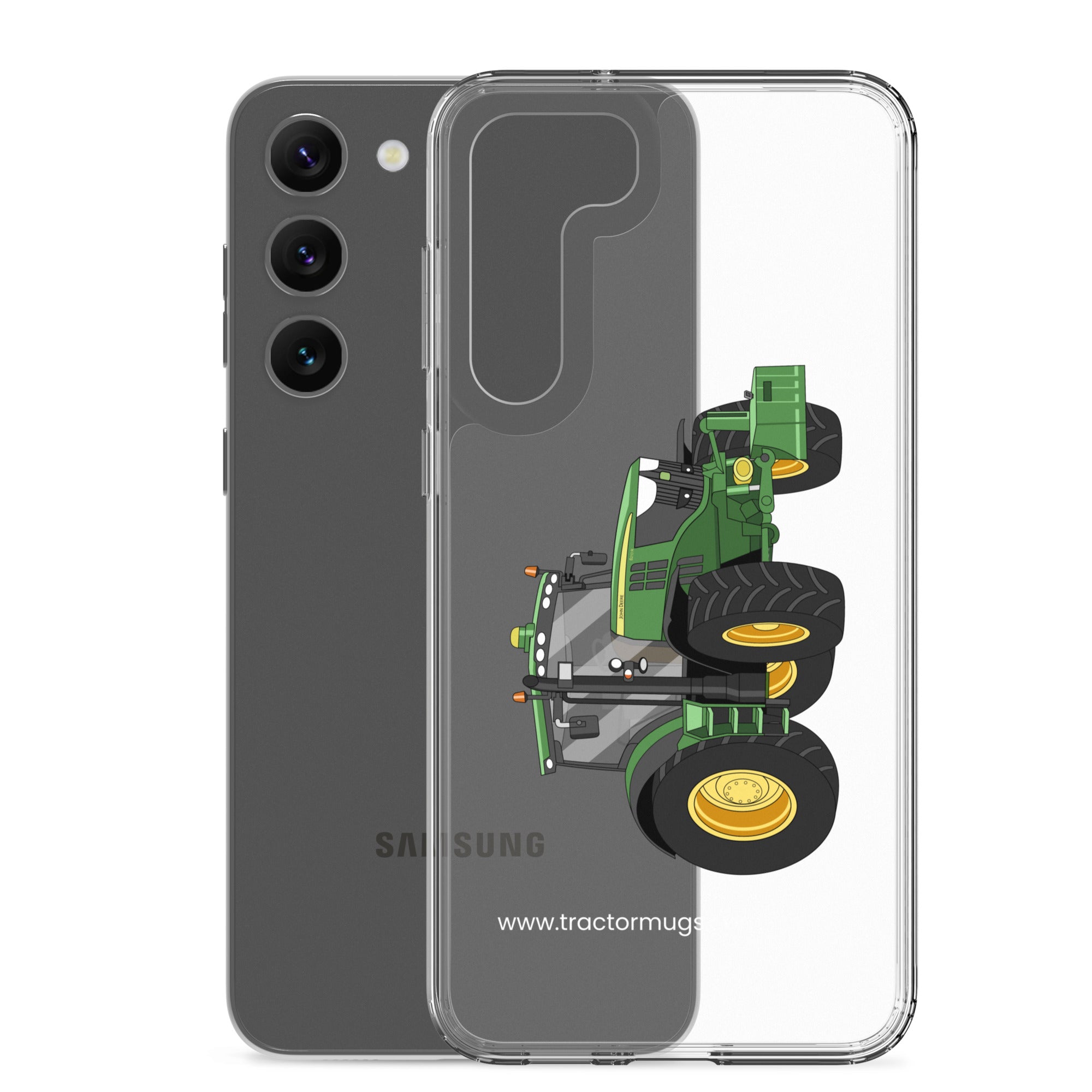 The Tractor Mugs Store John Deere 6210 R | Clear Case for Samsung® Quality Farmers Merch