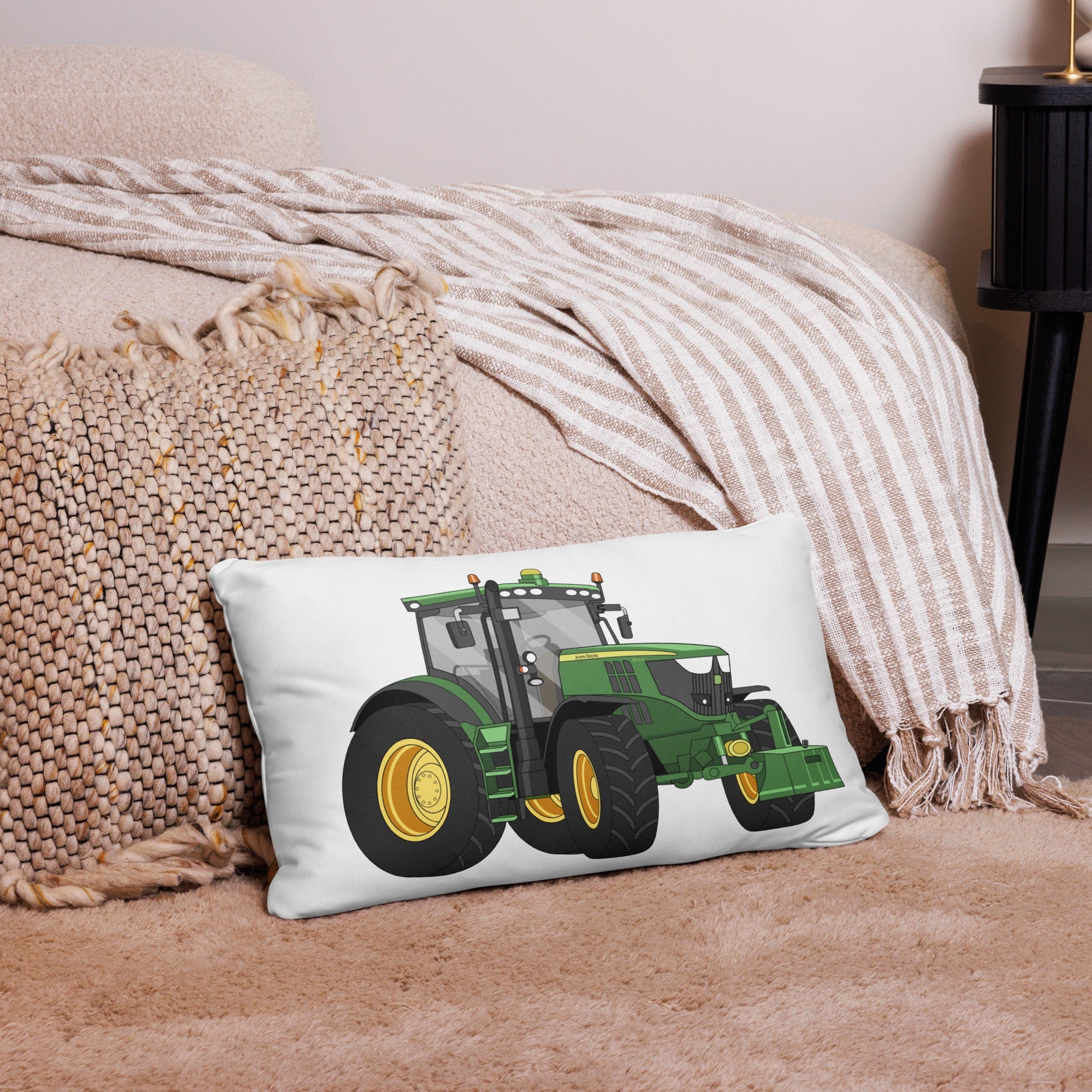 The Tractor Mugs Store John Deere 6210 R | Pillow Case Quality Farmers Merch
