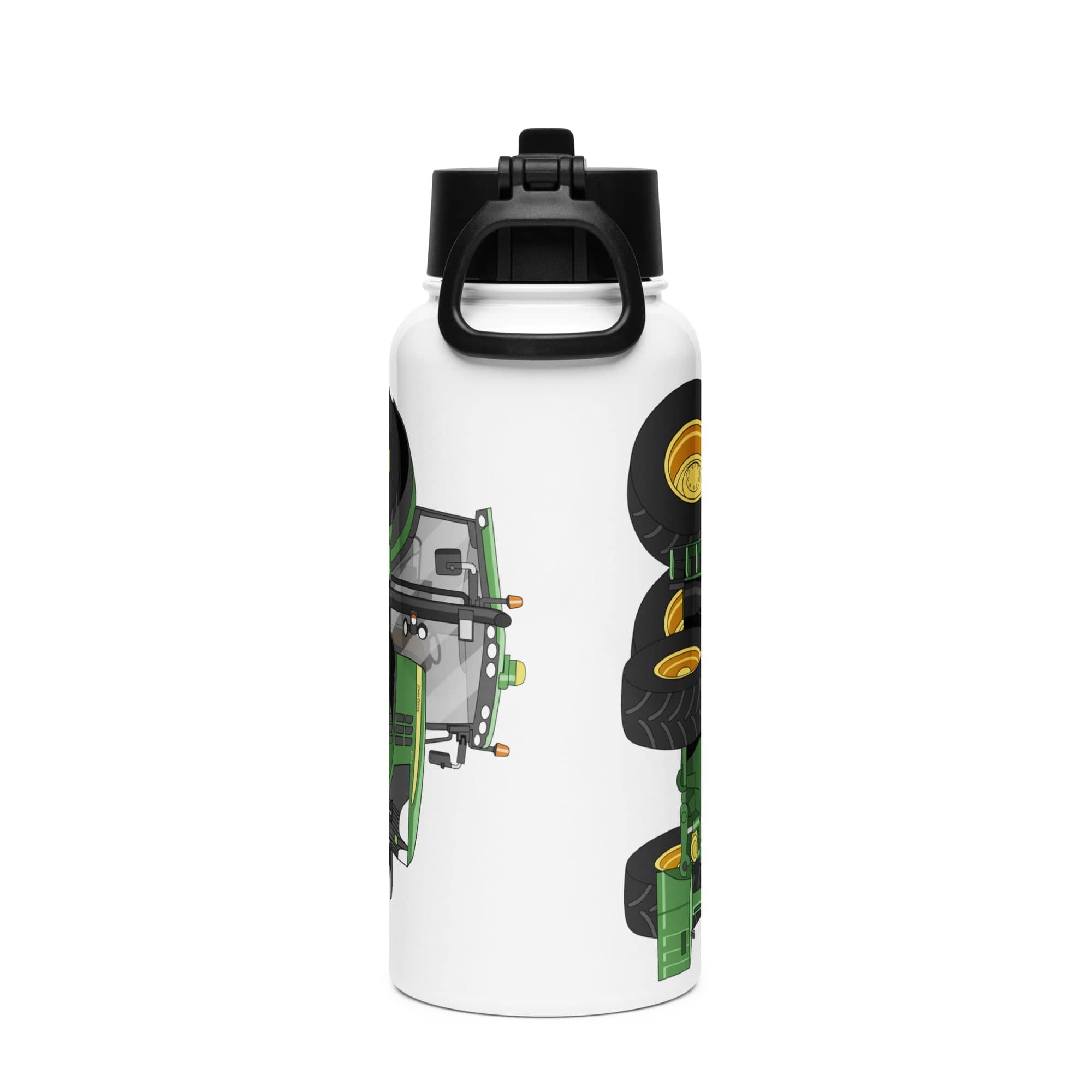 The Tractor Mugs Store John Deere 6210 R | Stainless Steel Water Bottle Quality Farmers Merch