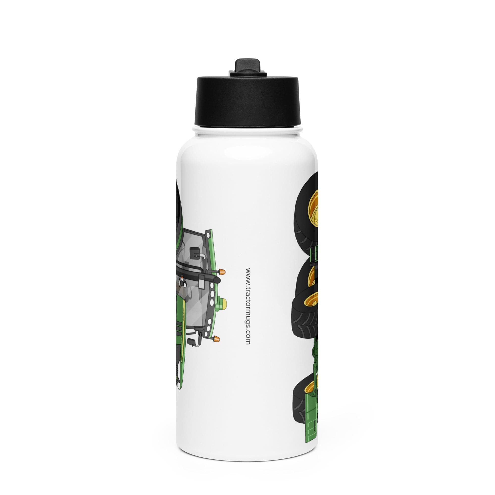 The Tractor Mugs Store John Deere 6210 R | Stainless Steel Water Bottle Quality Farmers Merch