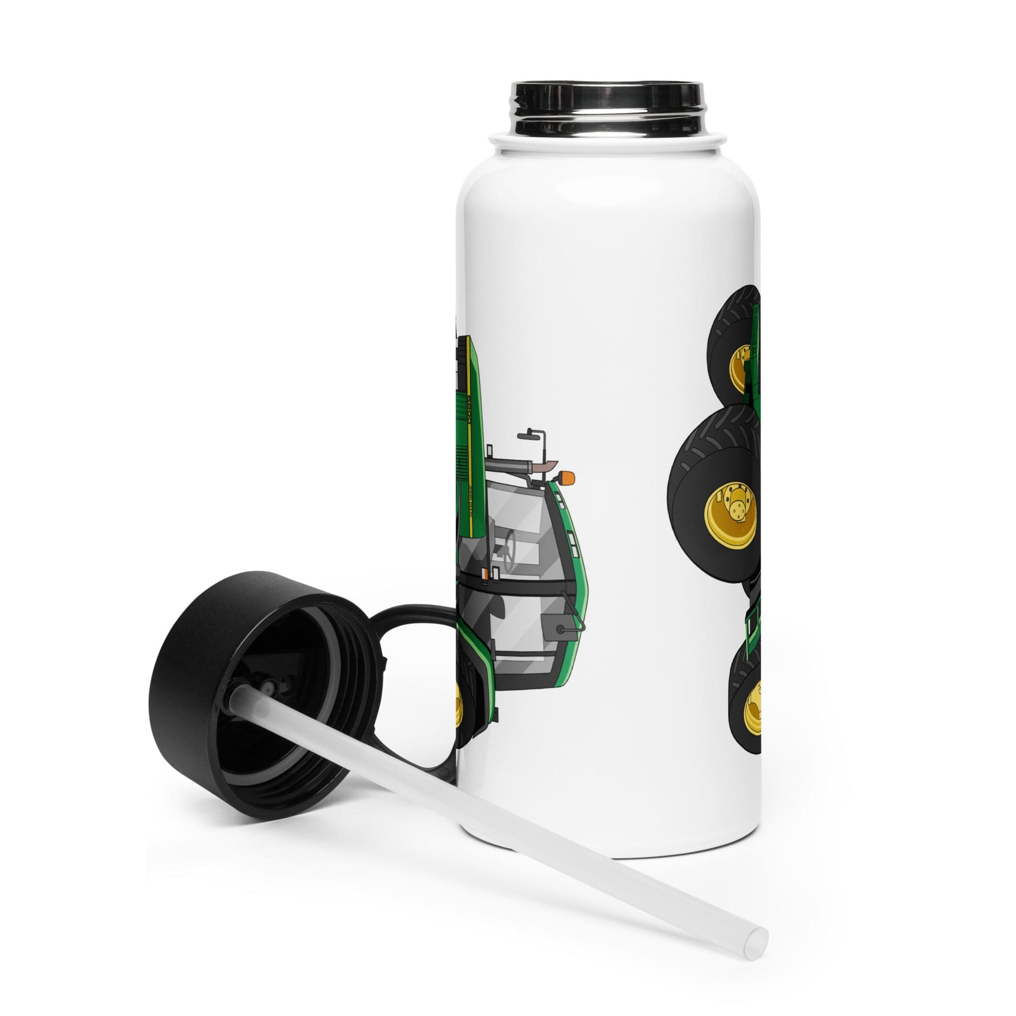The Tractor Mugs Store John Deere 6800 | Stainless Steel Water Bottle Quality Farmers Merch