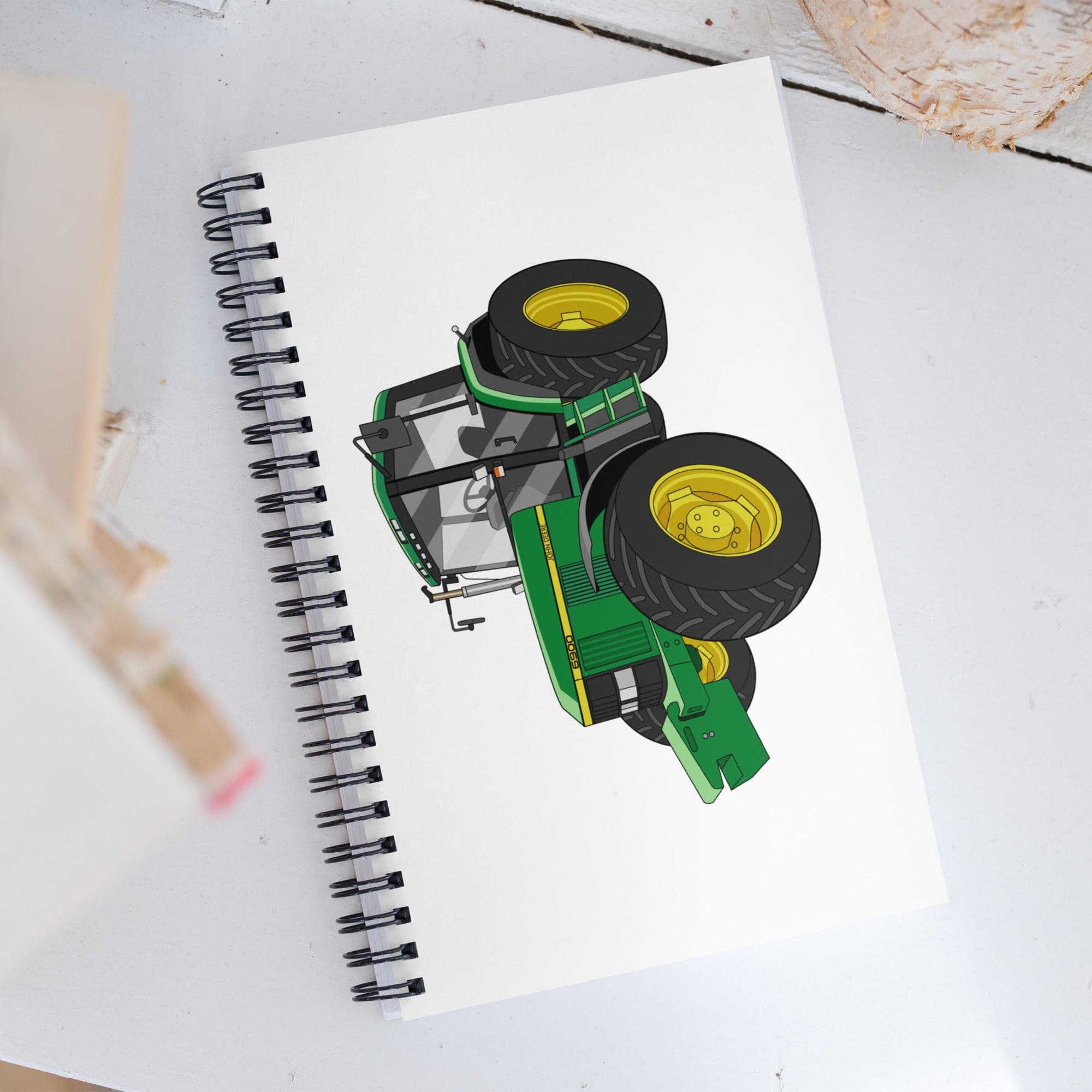 The Tractor Mugs Store John Deere 6900 | Spiral notebook Quality Farmers Merch