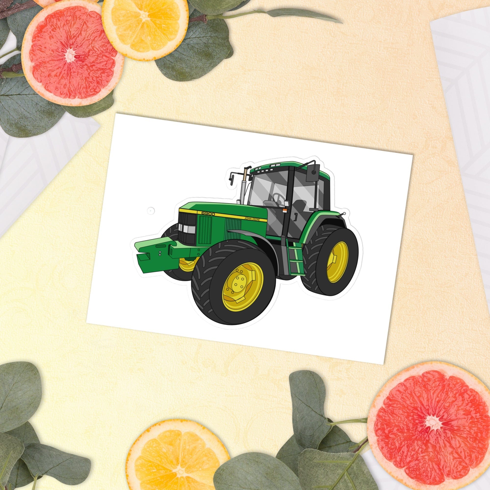 The Tractor Mugs Store John Deere 6900 | Sticker sheet Quality Farmers Merch