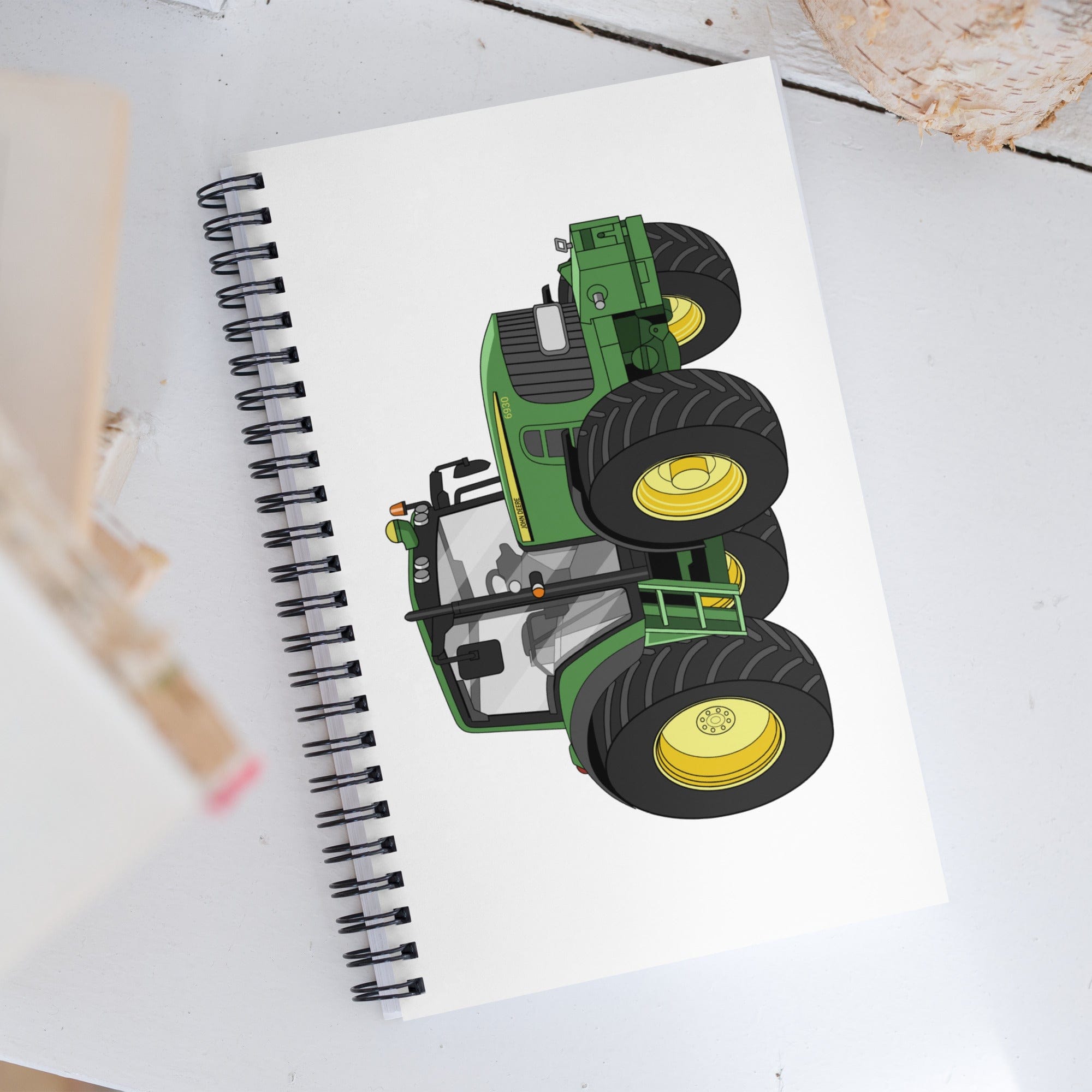 The Tractor Mugs Store John Deere 6930 Premium | Spiral notebook Quality Farmers Merch