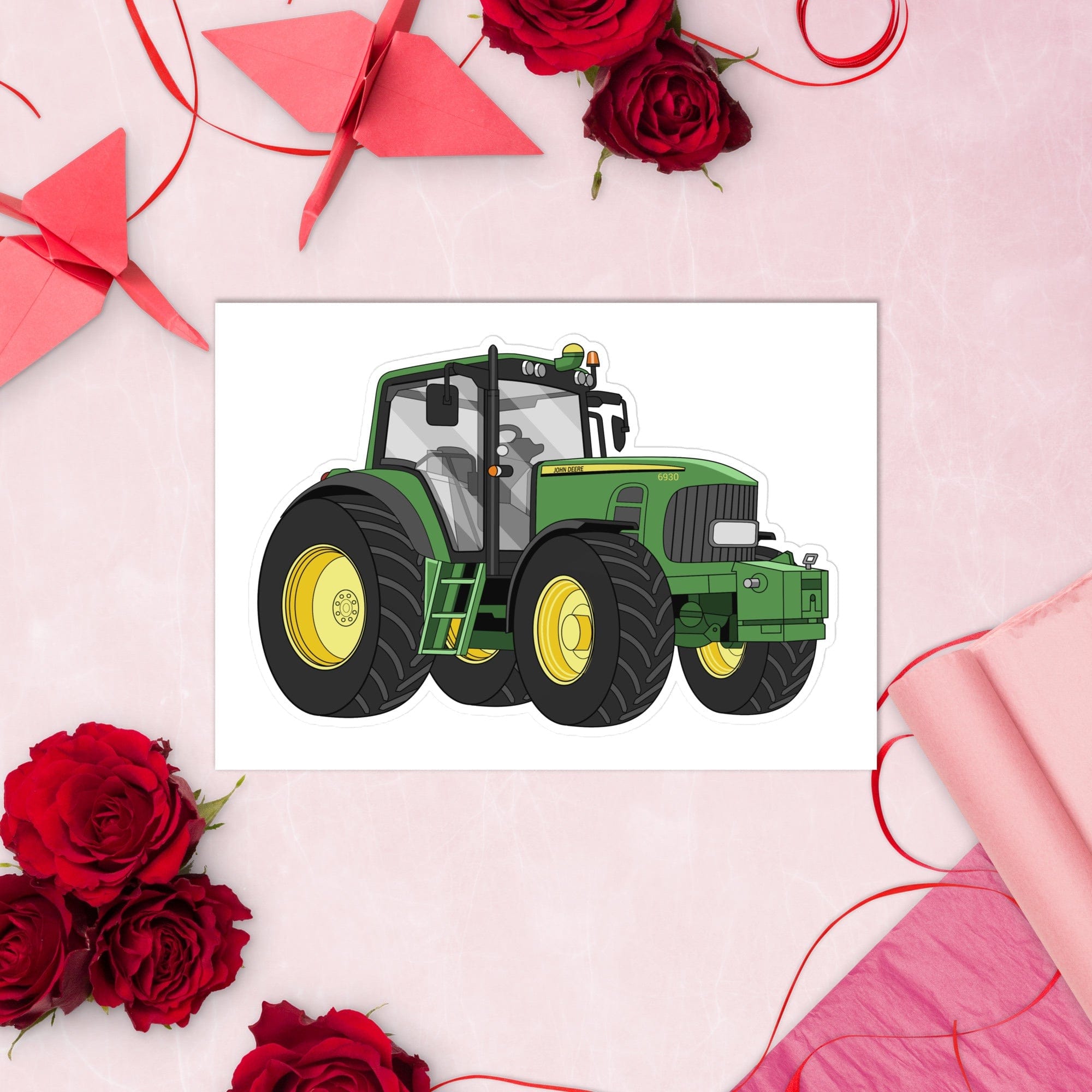 The Tractor Mugs Store John Deere 6930 Premium | Sticker sheet Quality Farmers Merch