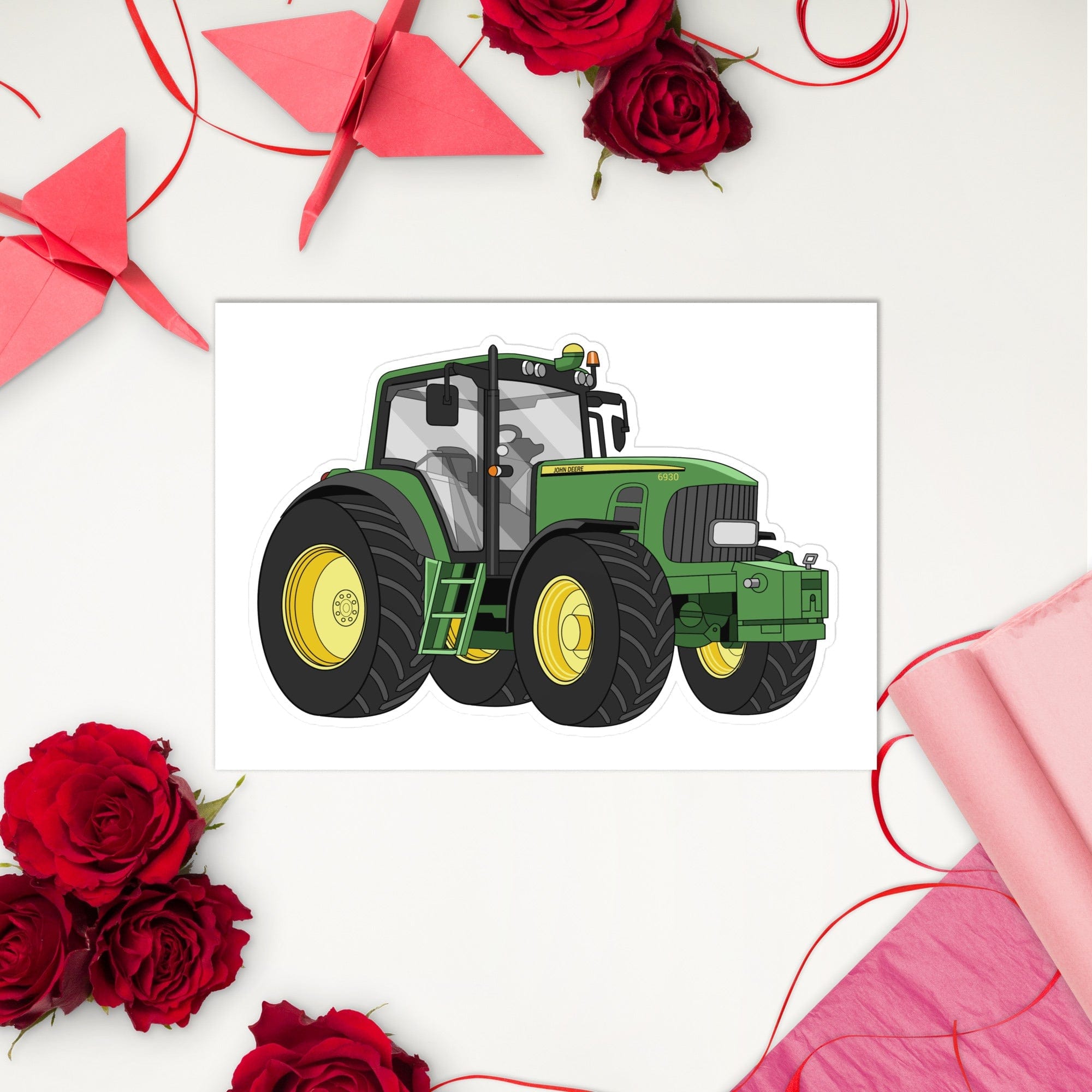 The Tractor Mugs Store John Deere 6930 Premium | Sticker sheet Quality Farmers Merch