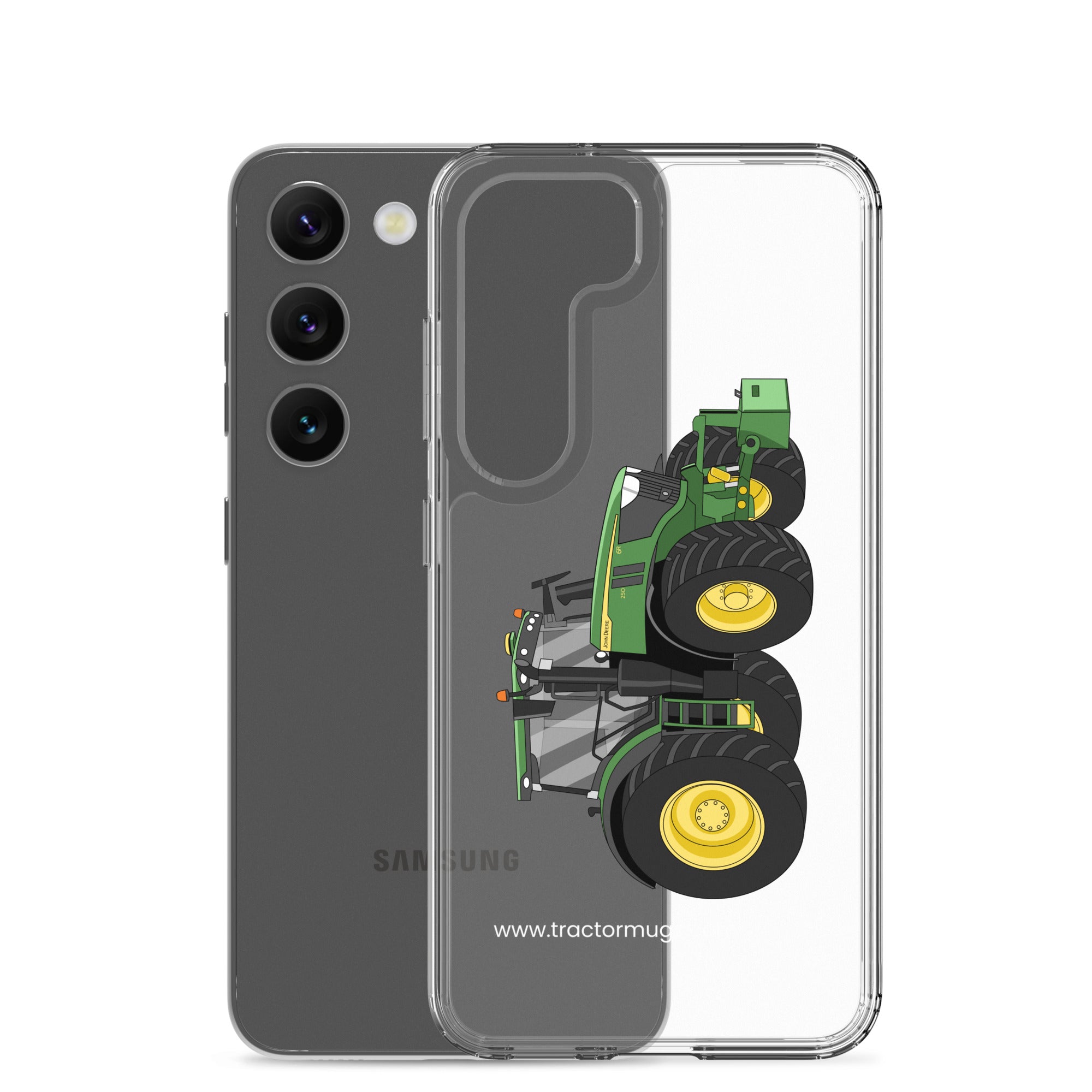 The Tractor Mugs Store John Deere 6R | Clear Case for Samsung® Quality Farmers Merch