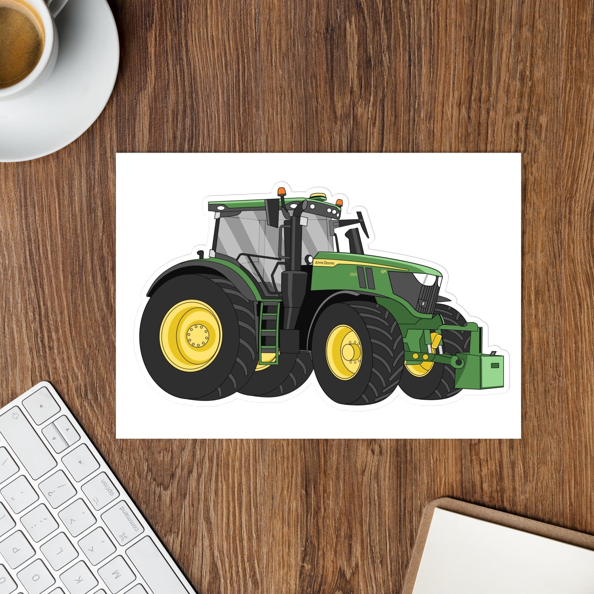 The Tractor Mugs Store John Deere 6R | Sticker sheet Quality Farmers Merch