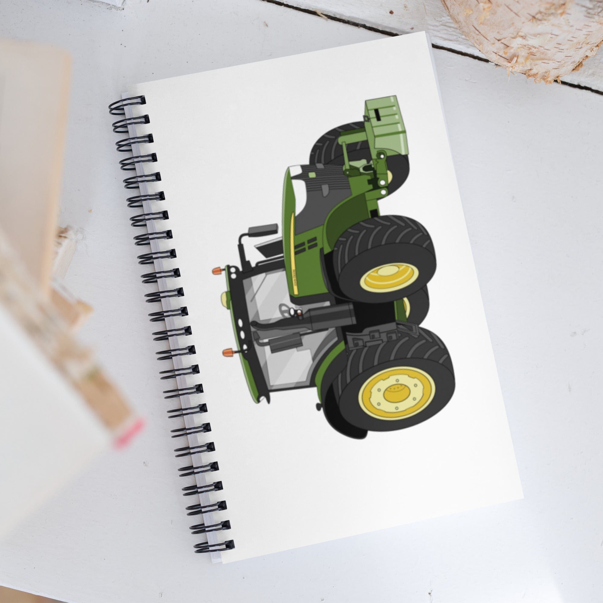 The Tractor Mugs Store John Deere 7310R | Spiral notebook Quality Farmers Merch