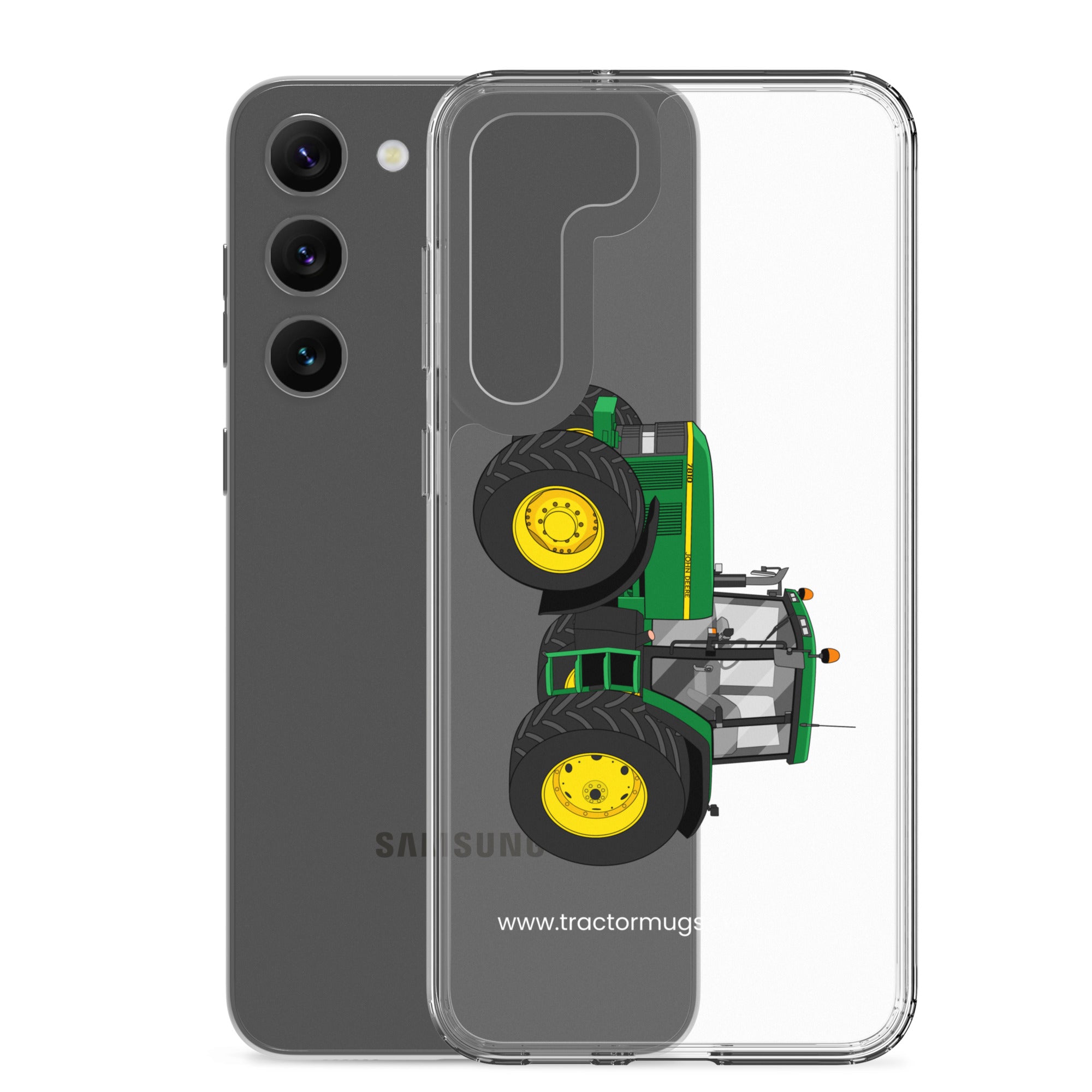 The Tractor Mugs Store John Deere 7810 | Clear Case for Samsung® Quality Farmers Merch