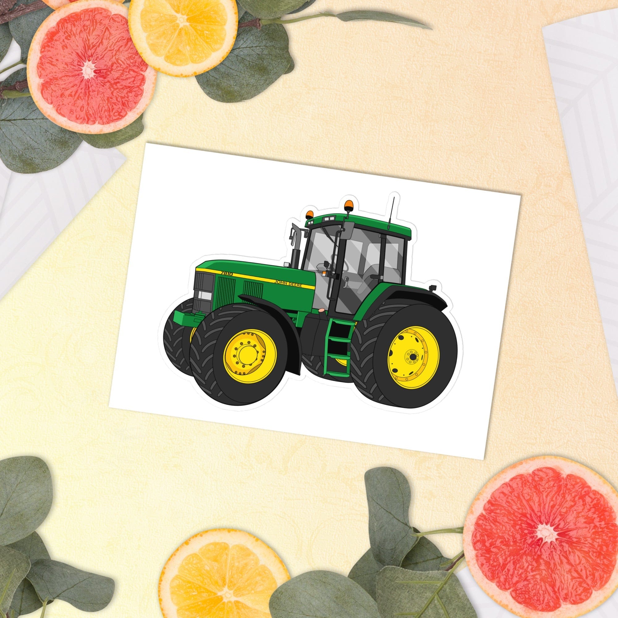 The Tractor Mugs Store John Deere 7810 | Sticker sheet Quality Farmers Merch