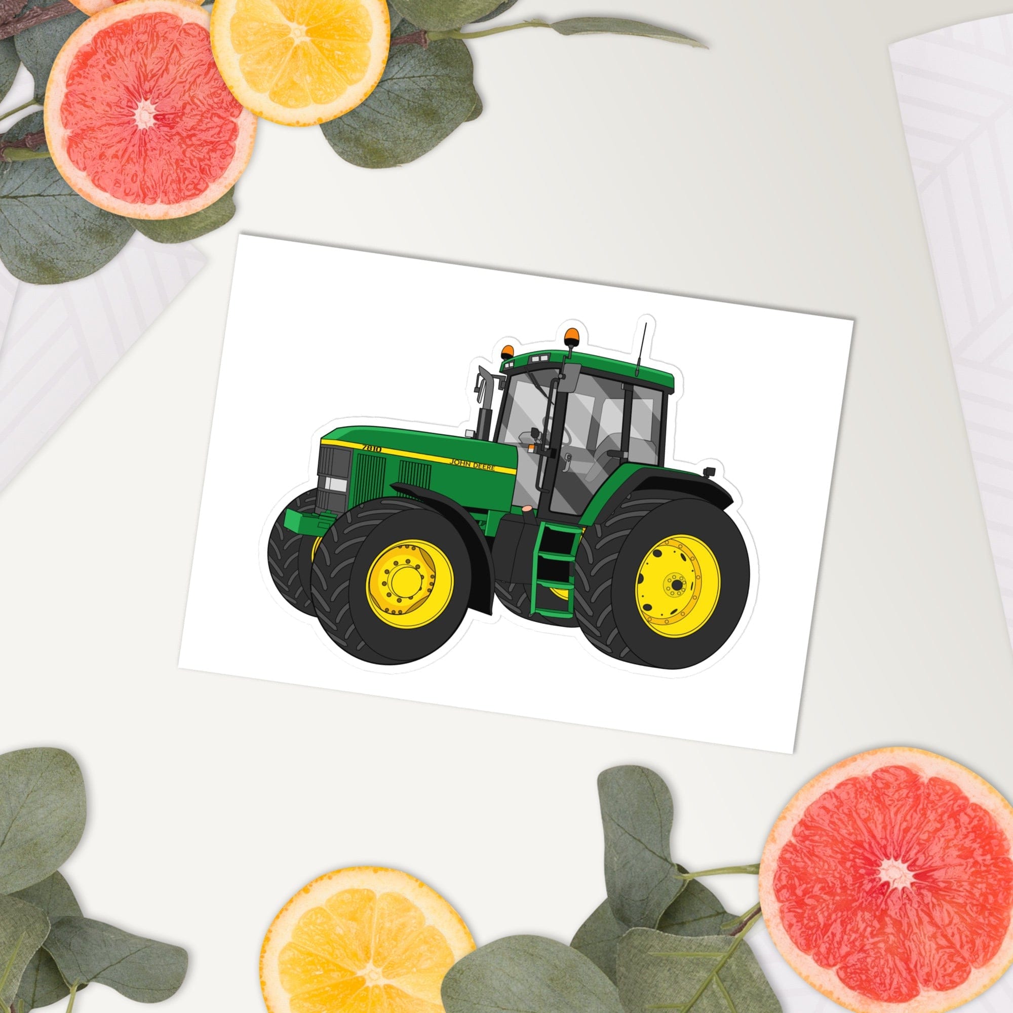 The Tractor Mugs Store John Deere 7810 | Sticker sheet Quality Farmers Merch