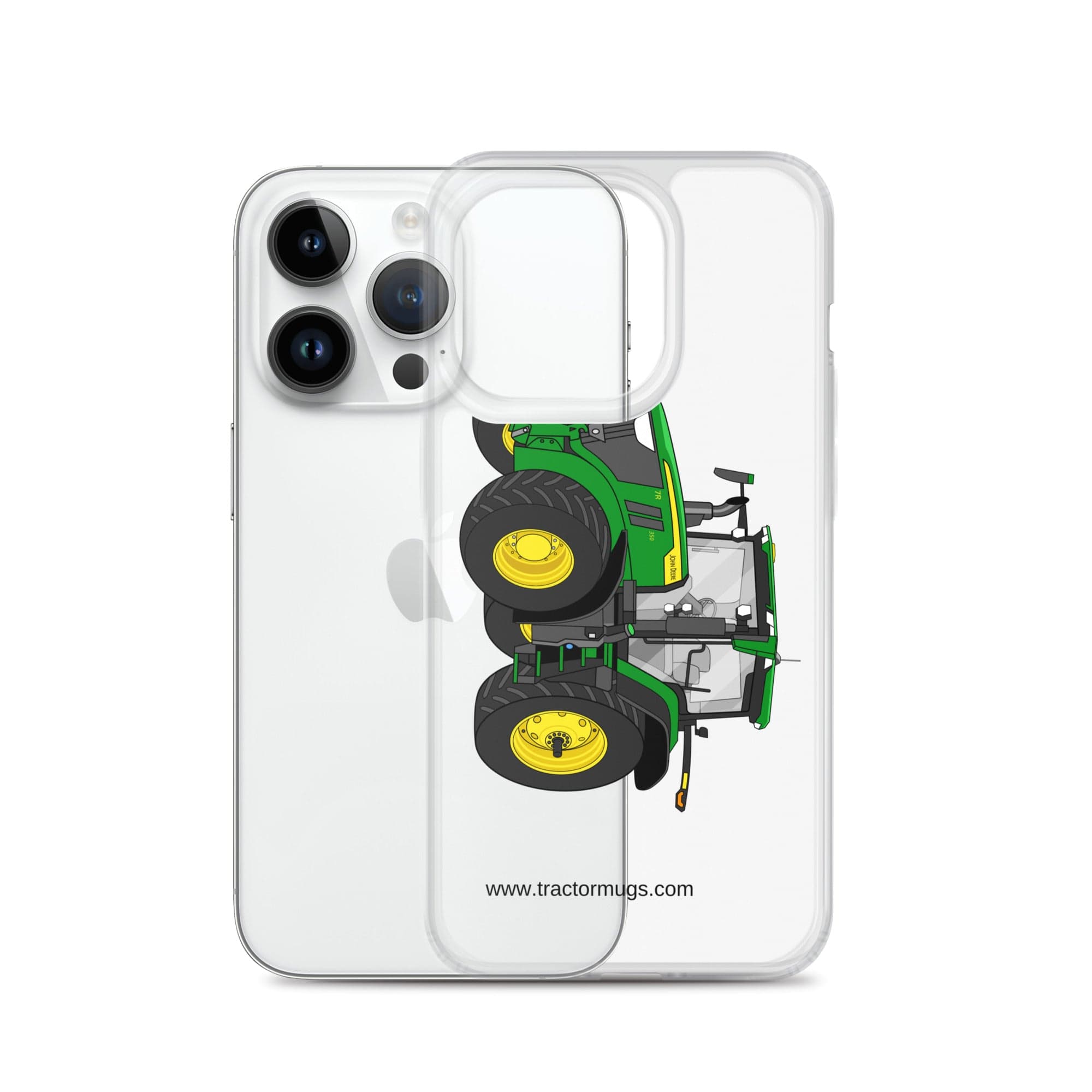 The Tractor Mugs Store John Deere 7R 350 Aut Power | Clear Case for iPhone® Quality Farmers Merch