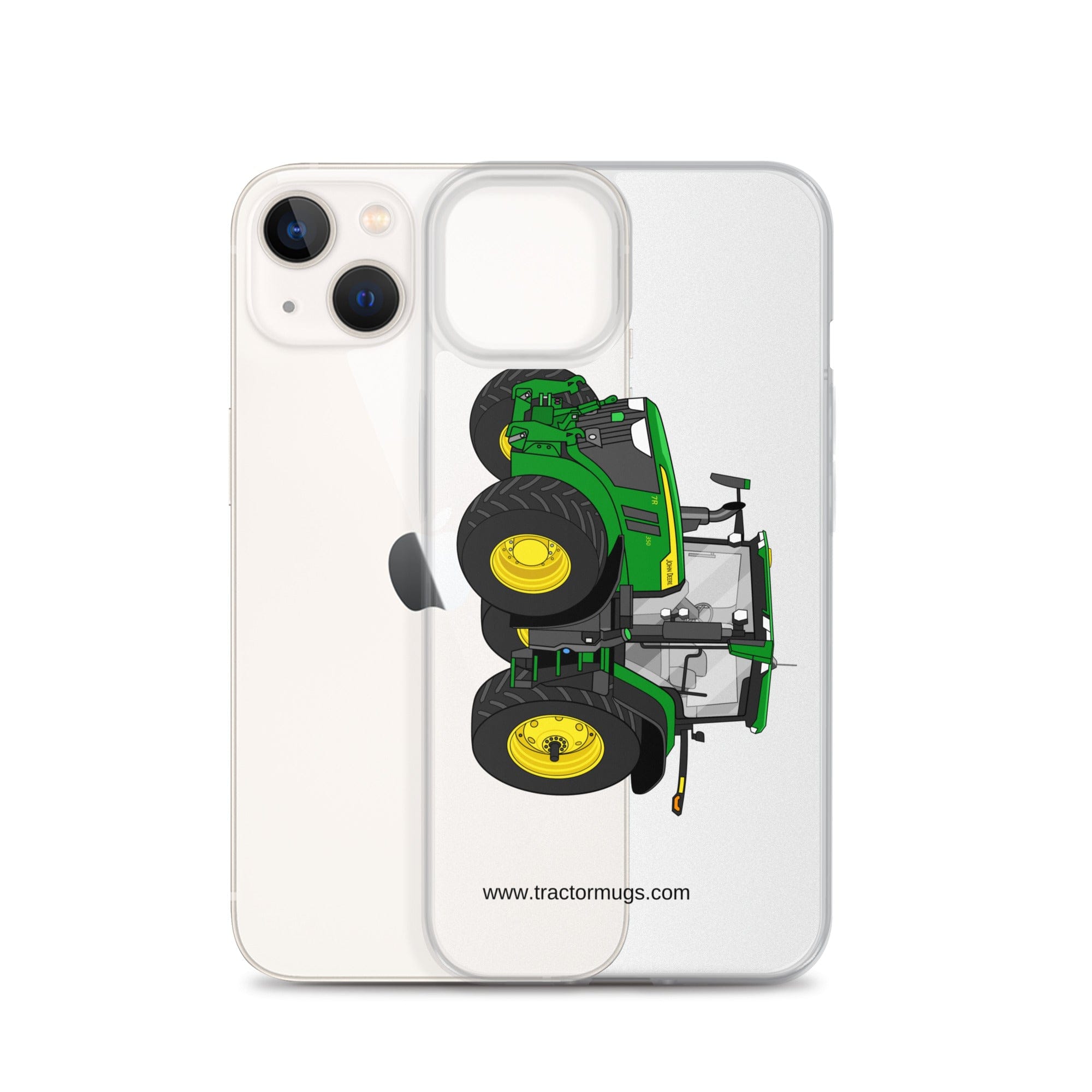 The Tractor Mugs Store John Deere 7R 350 Aut Power | Clear Case for iPhone® Quality Farmers Merch