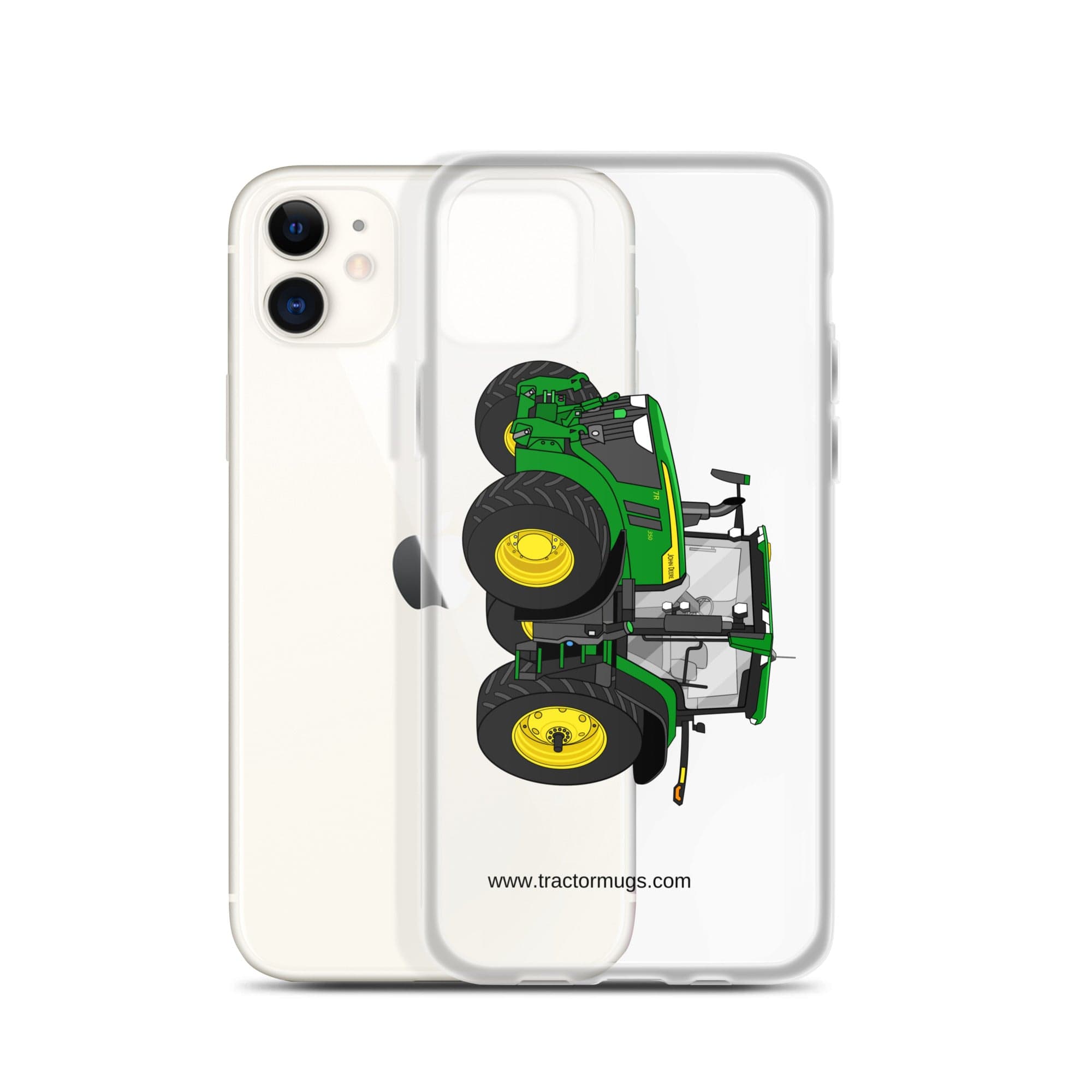 The Tractor Mugs Store John Deere 7R 350 Aut Power | Clear Case for iPhone® Quality Farmers Merch