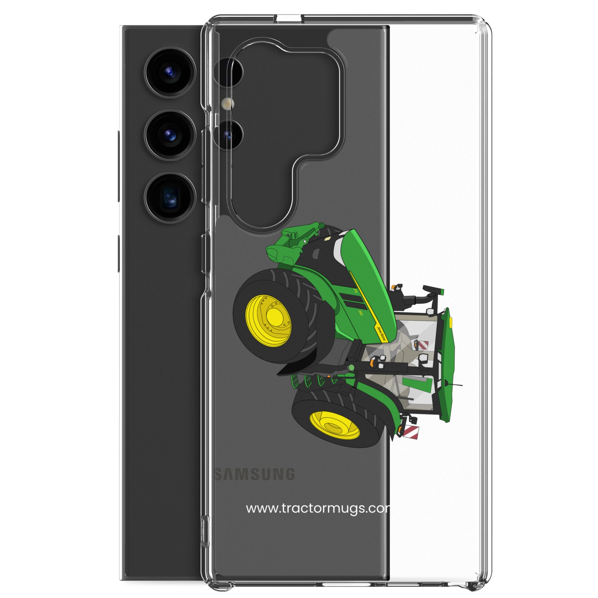 The Tractor Mugs Store John Deere 7R 350 auto power | Clear Case for Samsung® Quality Farmers Merch