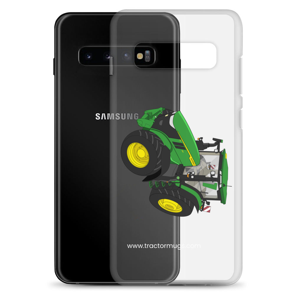 The Tractor Mugs Store John Deere 7R 350 auto power | Clear Case for Samsung® Quality Farmers Merch