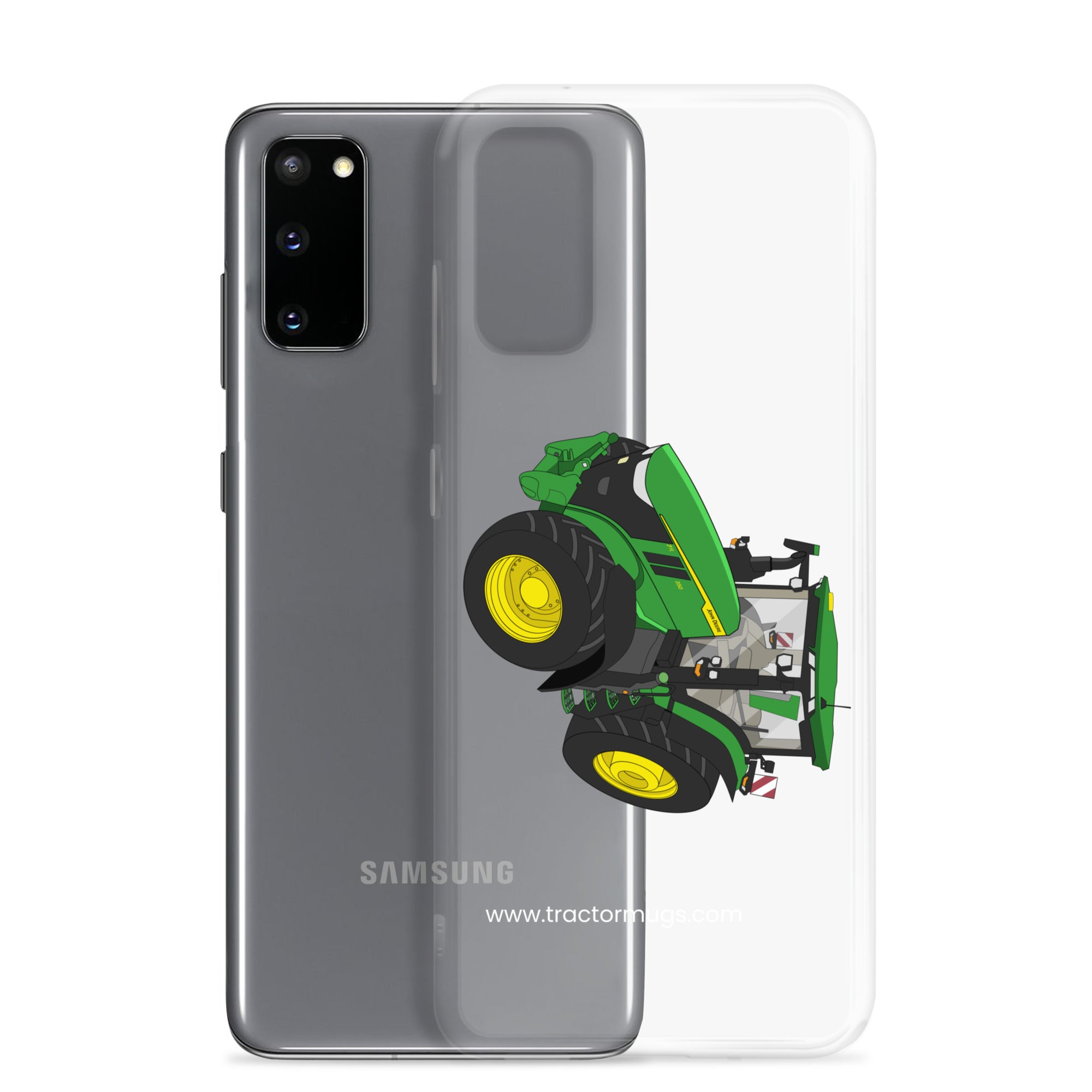 The Tractor Mugs Store John Deere 7R 350 auto power | Clear Case for Samsung® Quality Farmers Merch