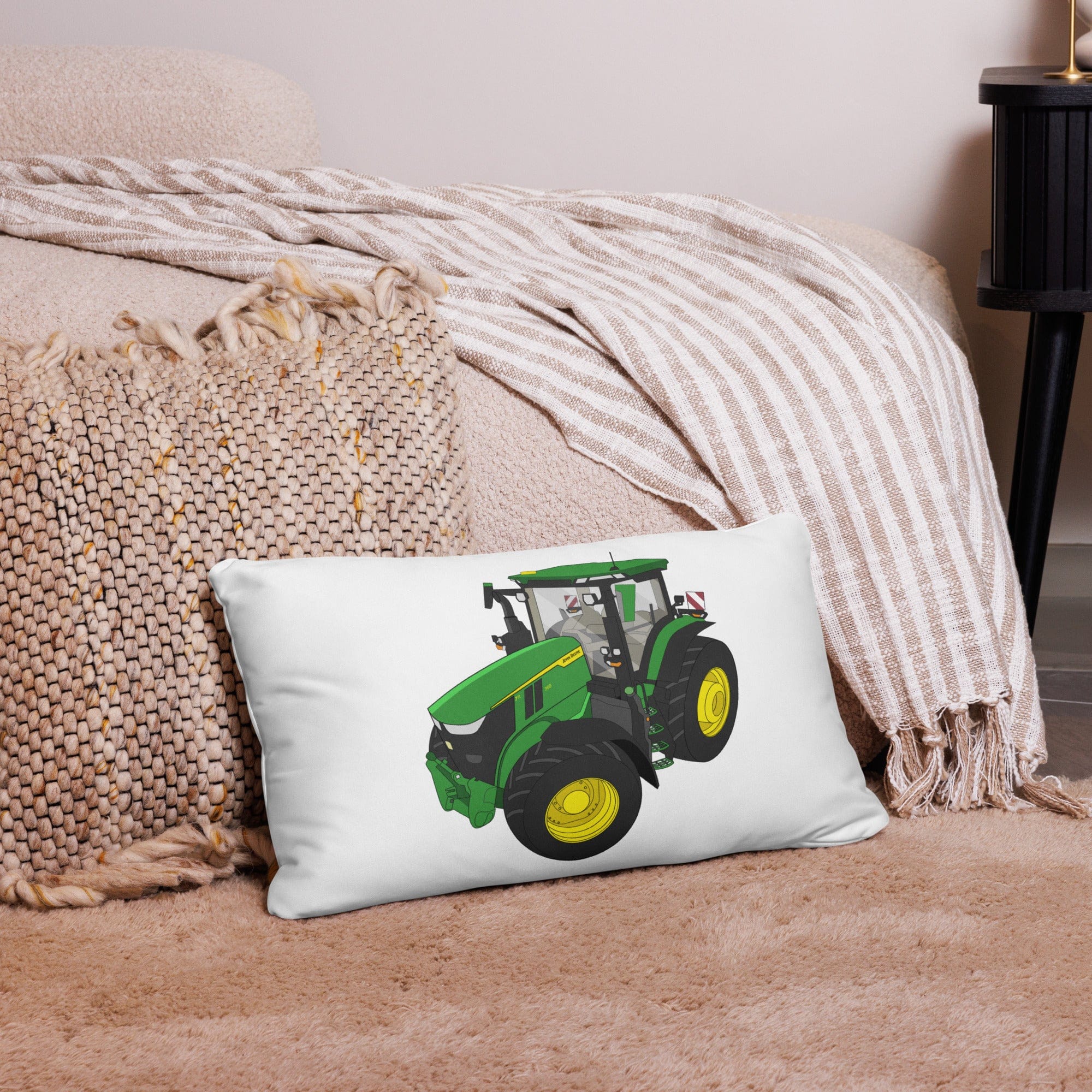 The Tractor Mugs Store John Deere 7R 350 auto powr | Pillow Case Quality Farmers Merch