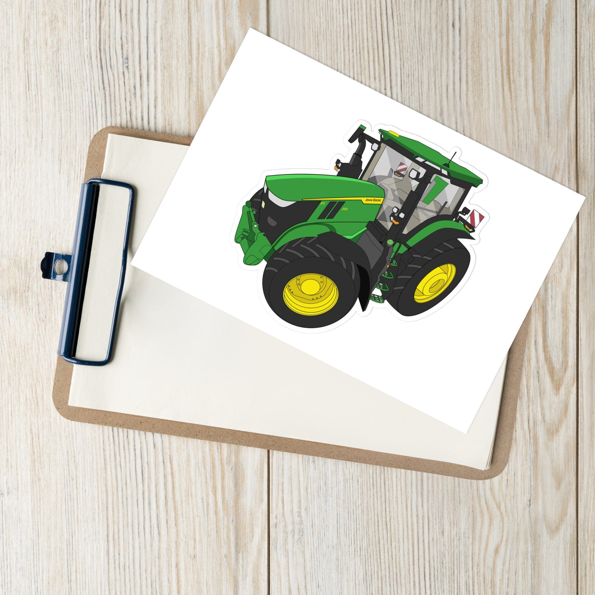 The Tractor Mugs Store John Deere 7R 350 auto powr | Sticker sheet Quality Farmers Merch