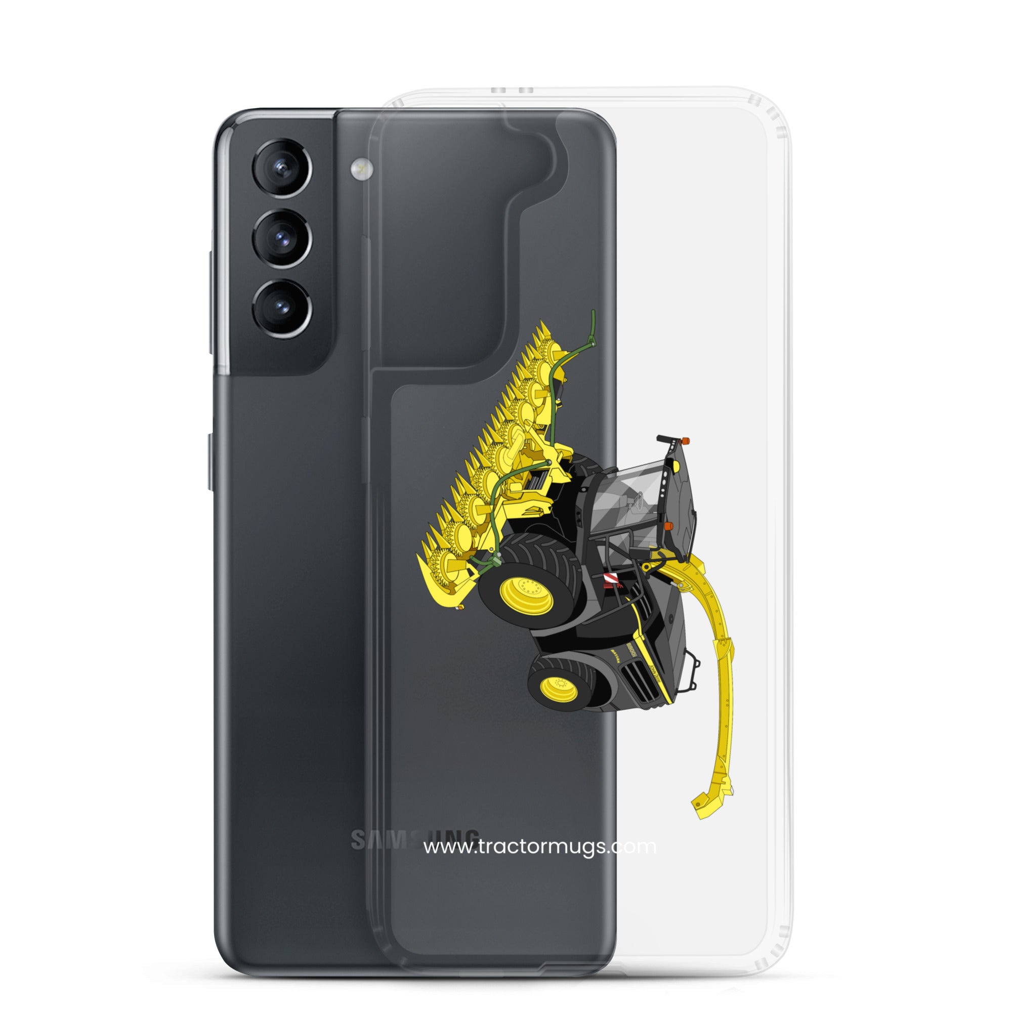 The Tractor Mugs Store John Deere 8800 Black Beauty Silage Harvester | Clear Case for Samsung® Quality Farmers Merch