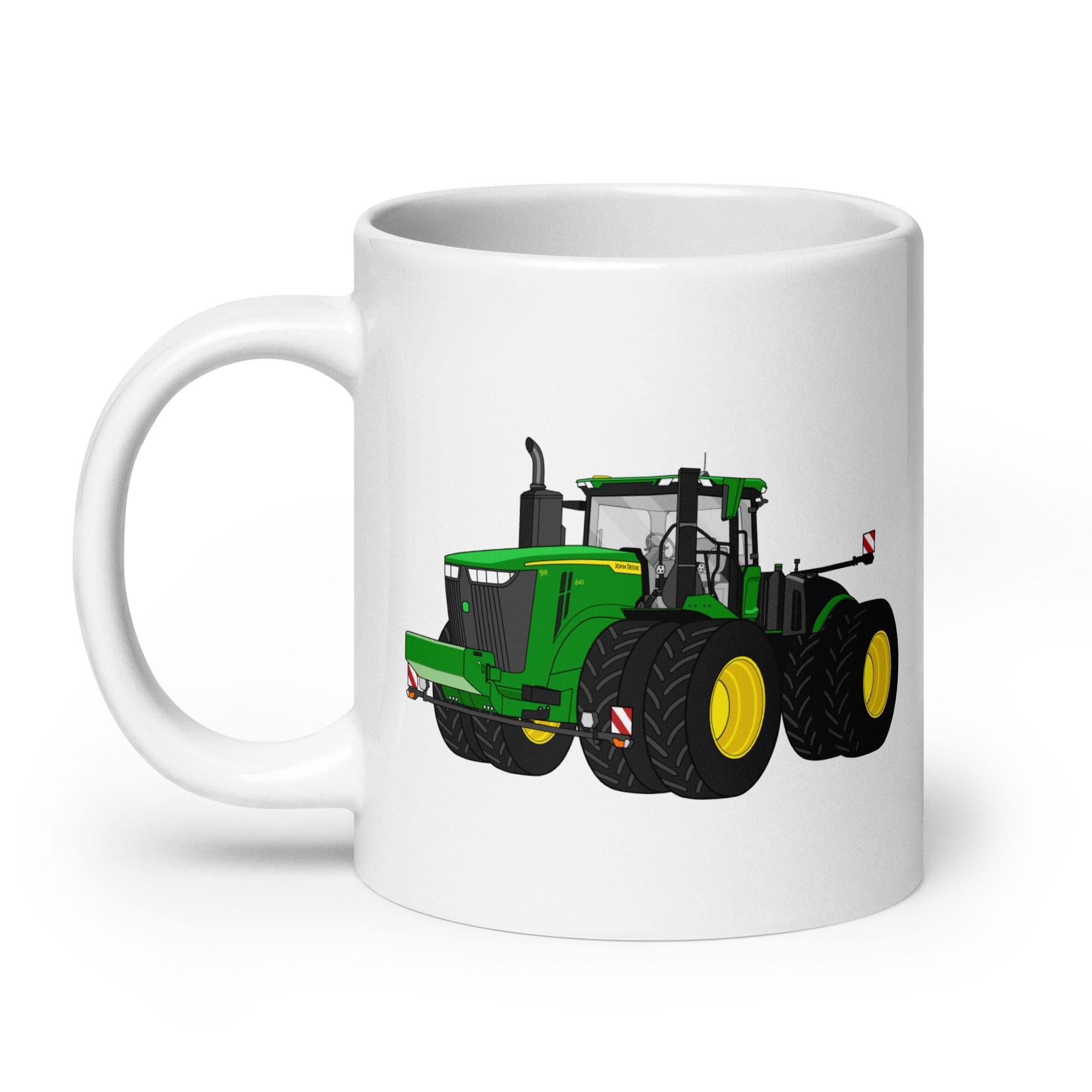 The Tractor Mugs Store John Deere 9R 640 | White glossy mug Quality Farmers Merch
