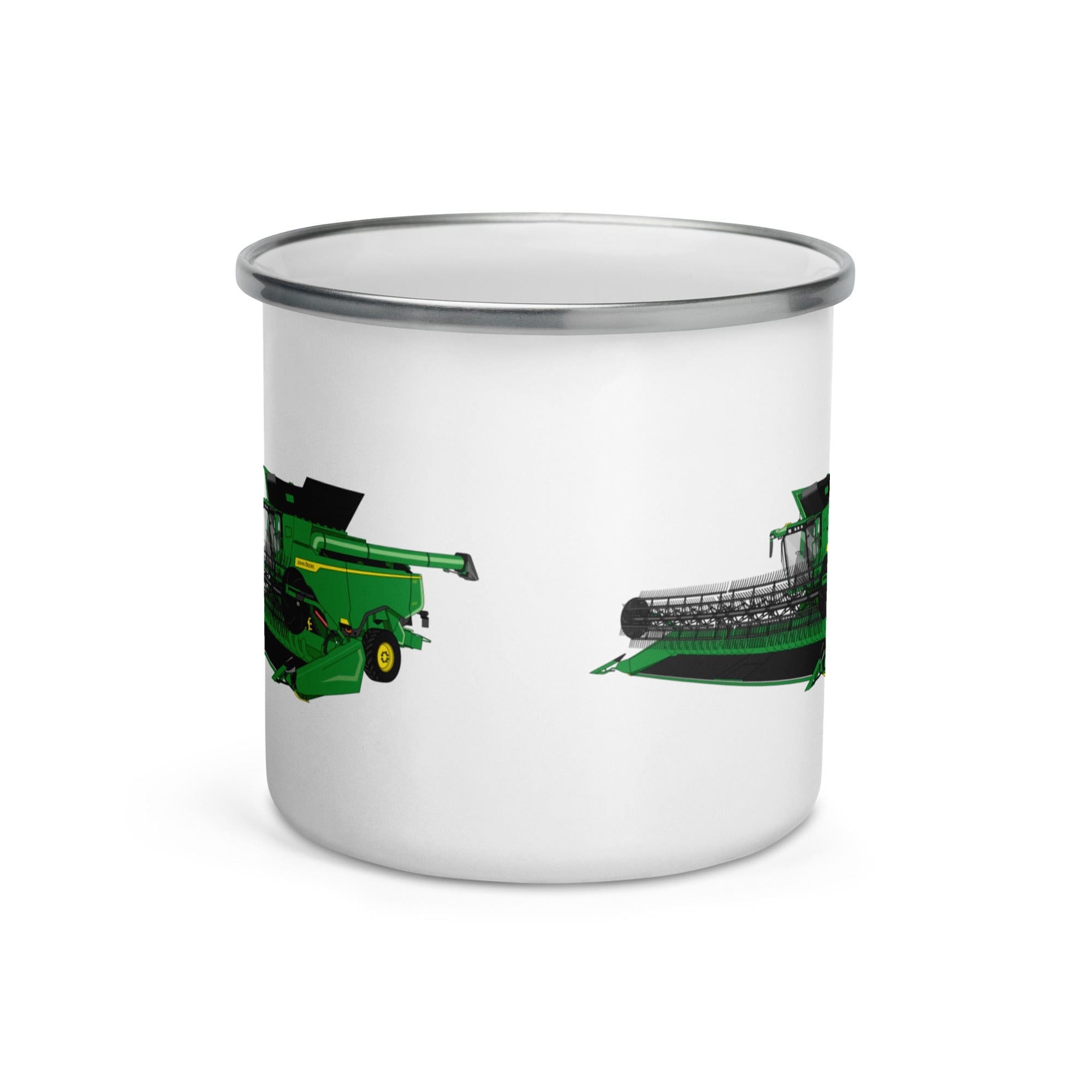 The Tractor Mugs Store John Deere X9 1100 Combine | Enamel Mug Quality Farmers Merch