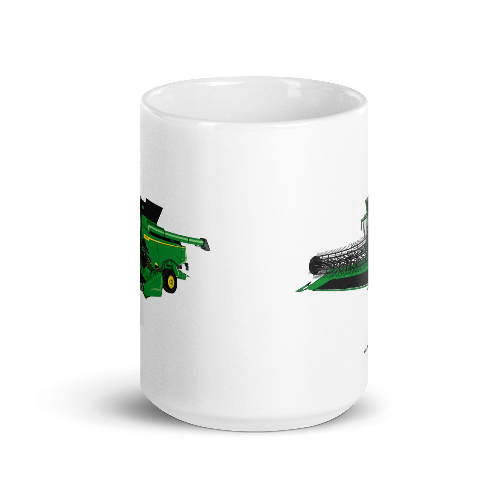 The Tractor Mugs Store John Deere X9 1100 Combine | White glossy mug Quality Farmers Merch