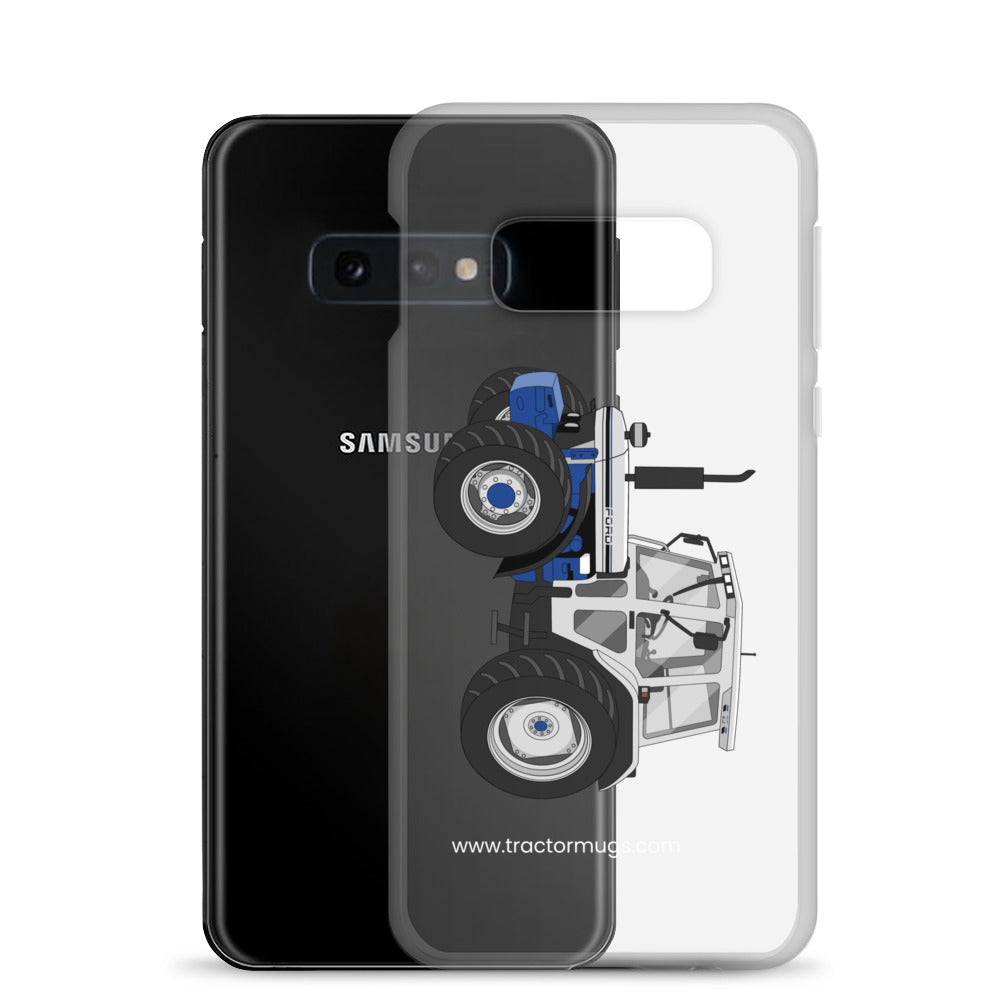 The Tractor Mugs Store Jubilee Edition Silver Tractor | Clear Case for Samsung® Quality Farmers Merch