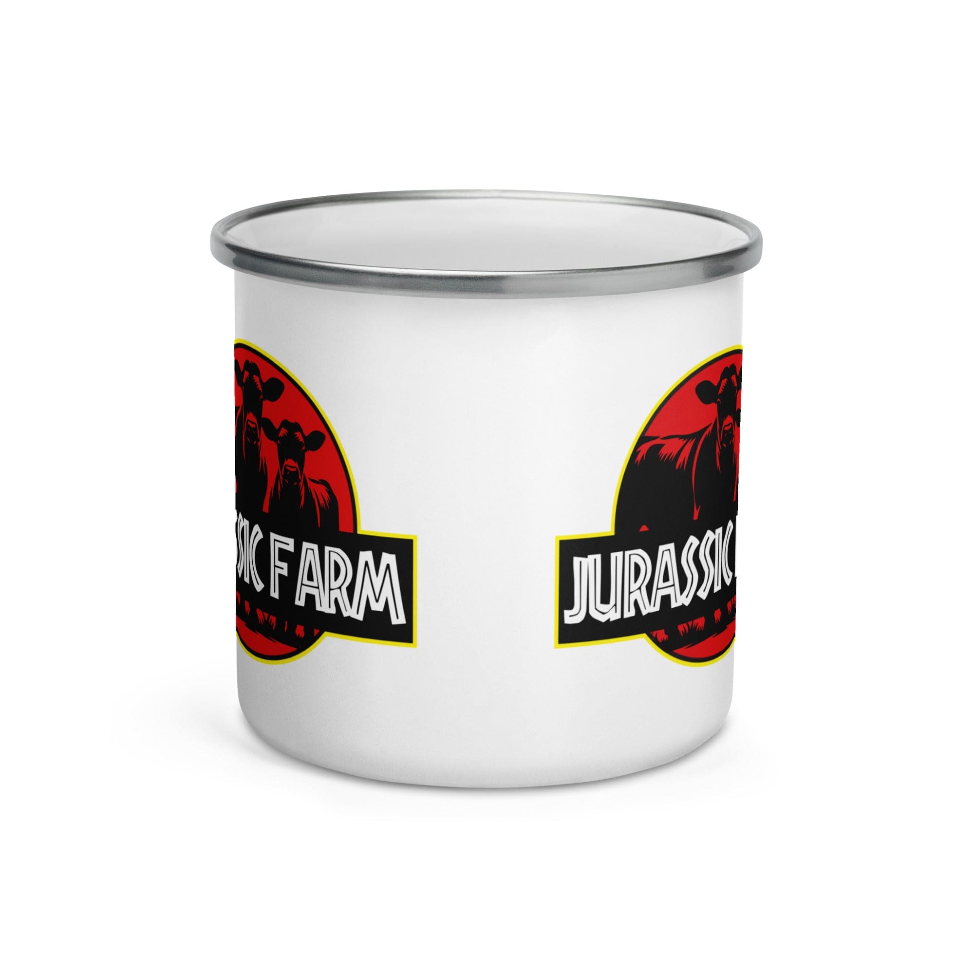 The Tractor Mugs Store JURASSIC FARM | Enamel Mug Quality Farmers Merch