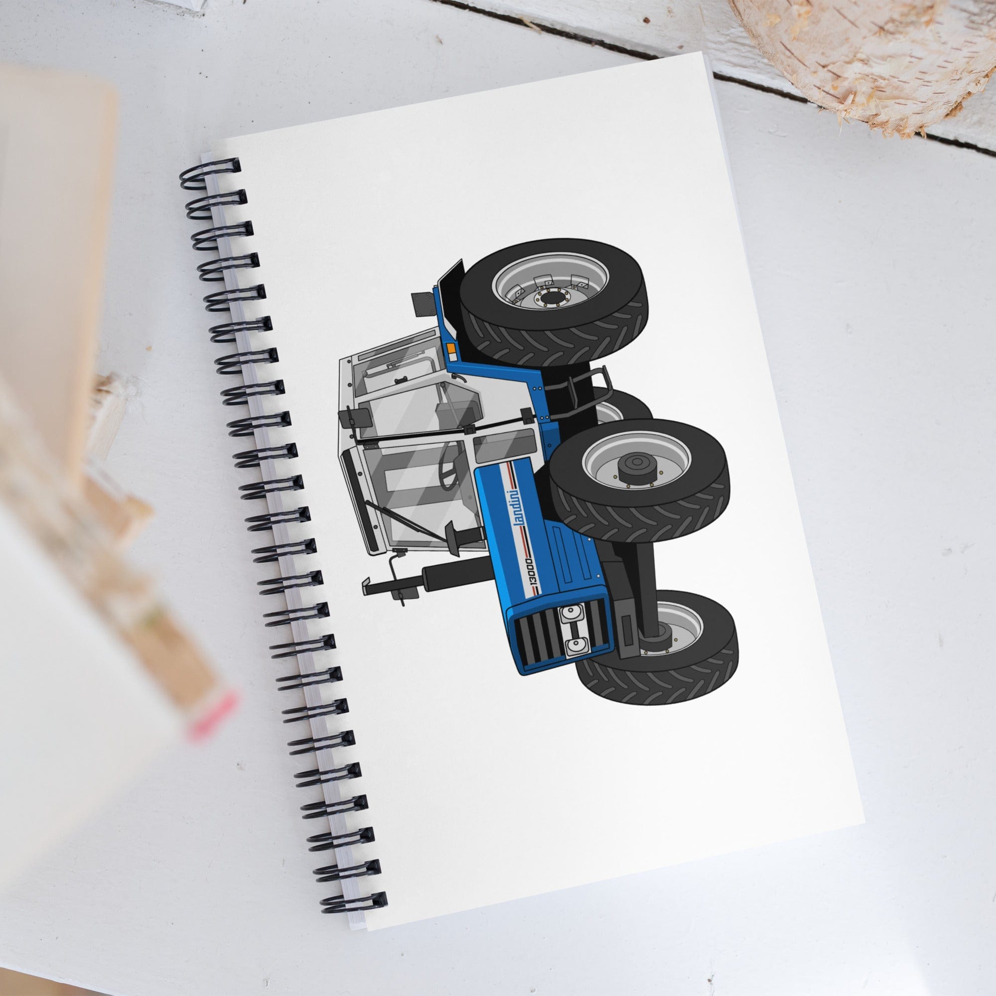The Tractor Mugs Store Landini 13000 | Spiral notebook Quality Farmers Merch
