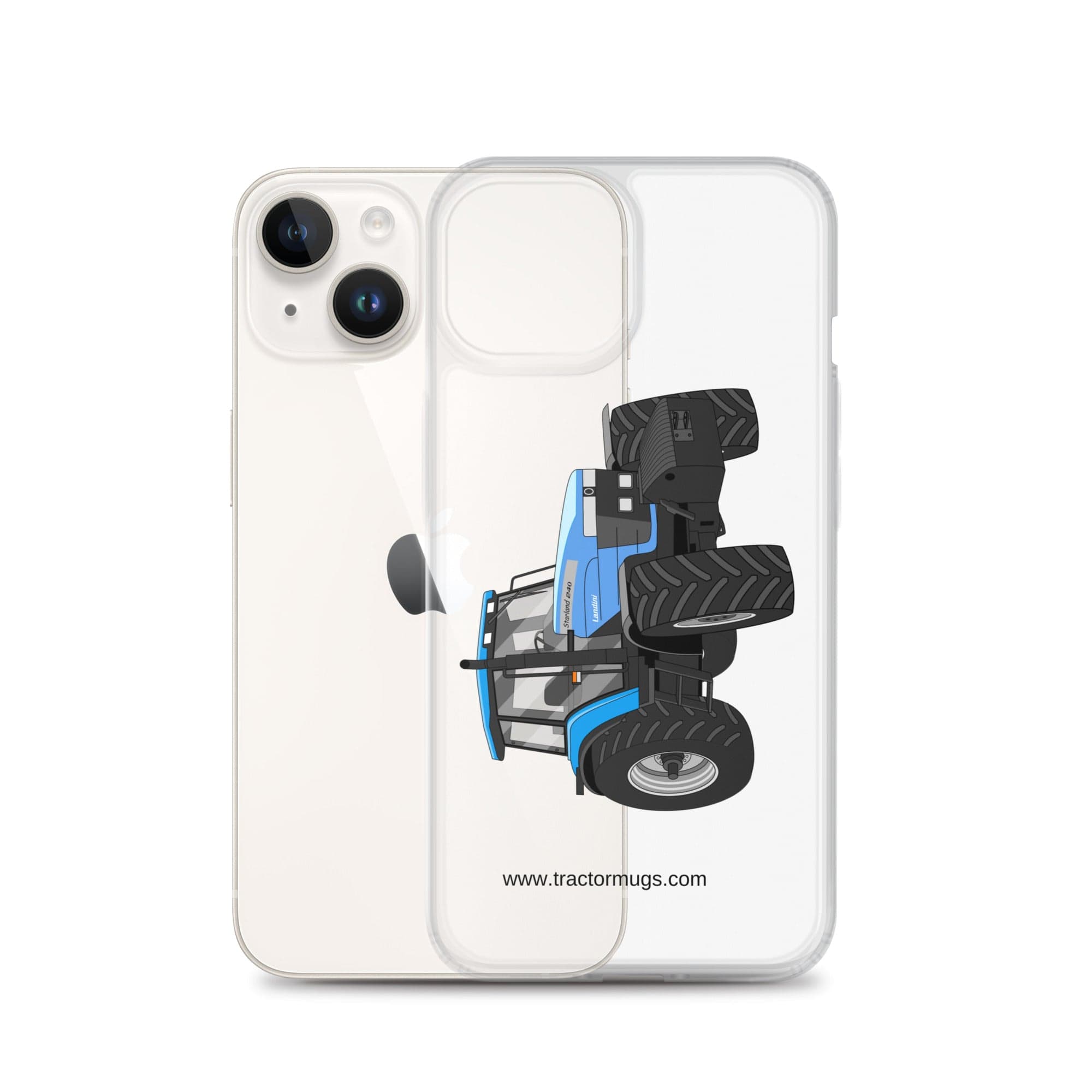 The Tractor Mugs Store Landini Starland 240 | Clear Case for iPhone® Quality Farmers Merch