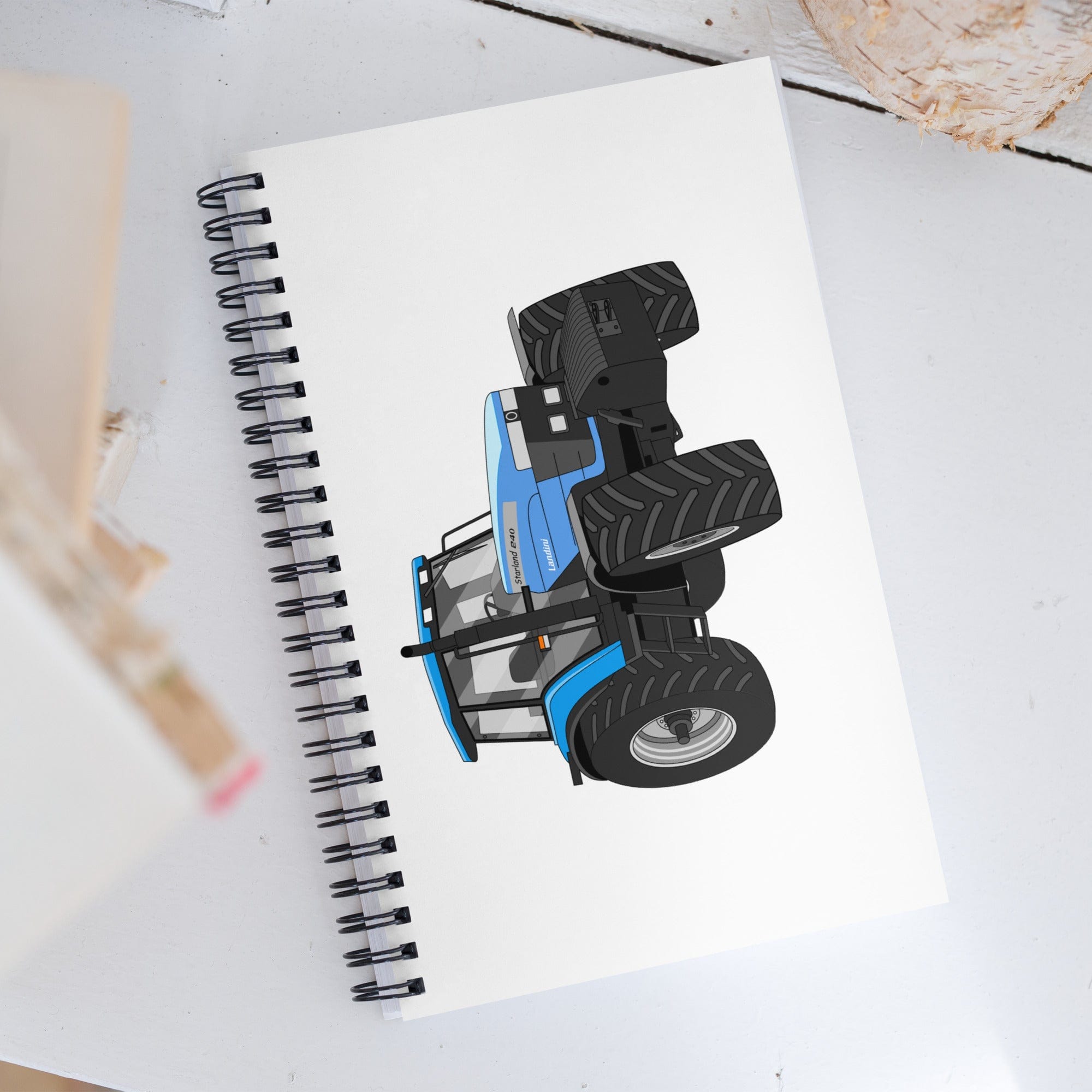 The Tractor Mugs Store Landini Starland 240 | Spiral notebook Quality Farmers Merch