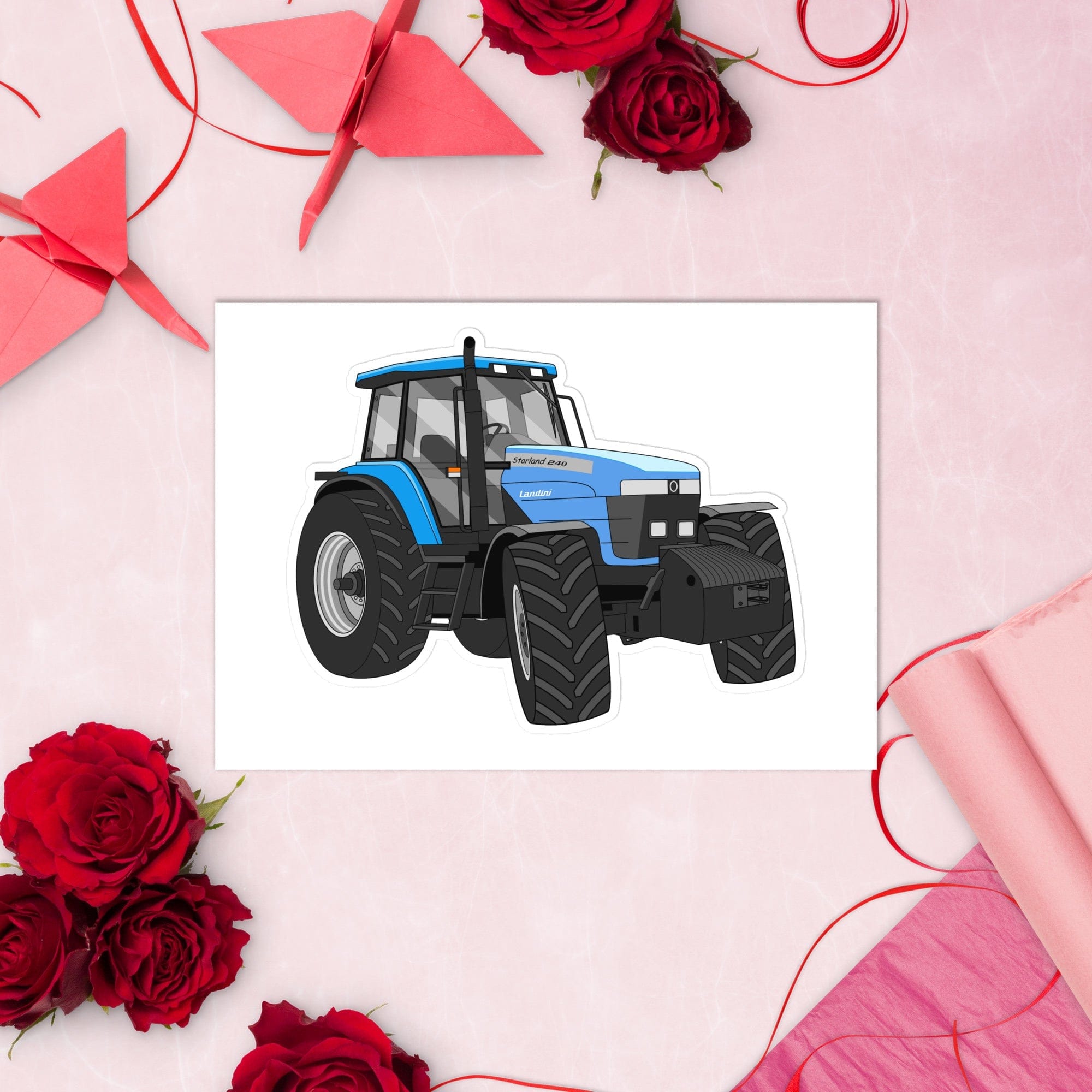 The Tractor Mugs Store Landini Starland 240 | Sticker sheet Quality Farmers Merch