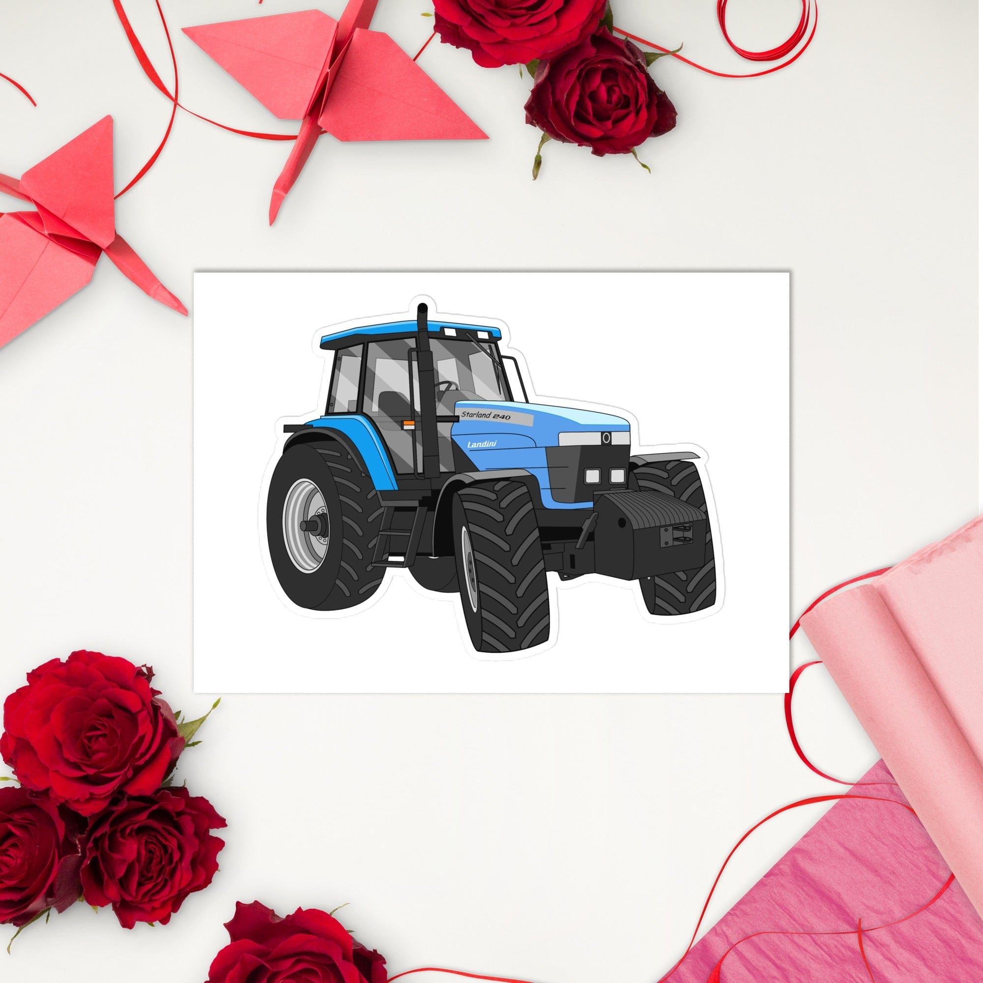 The Tractor Mugs Store Landini Starland 240 | Sticker sheet Quality Farmers Merch