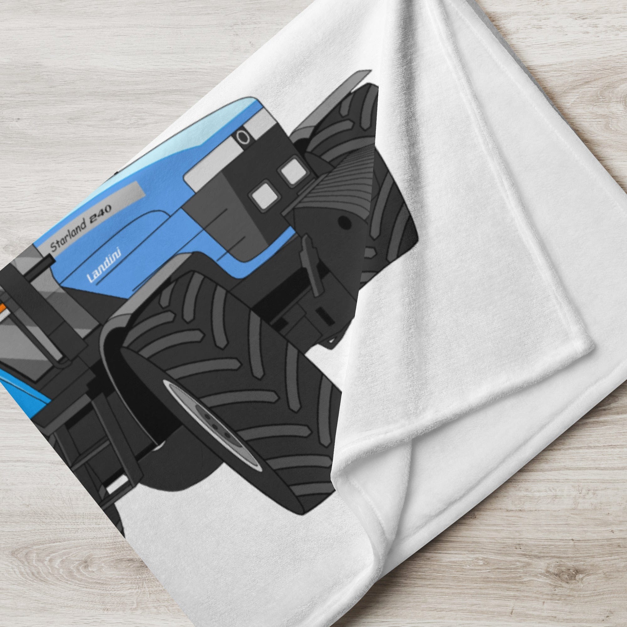 The Tractor Mugs Store Landini Starland 240 | Throw Blanket Quality Farmers Merch