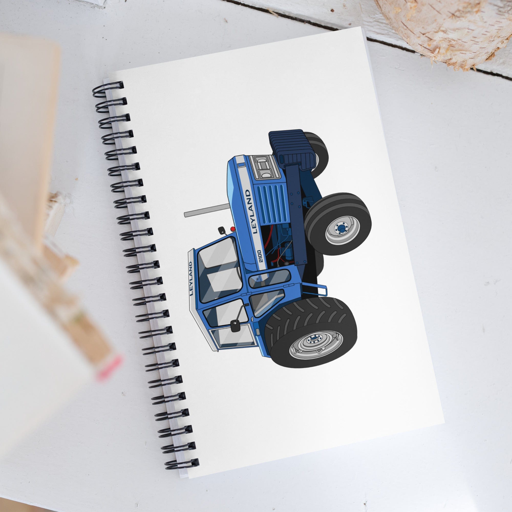 The Tractor Mugs Store Leyland 2100 | Spiral notebook Quality Farmers Merch