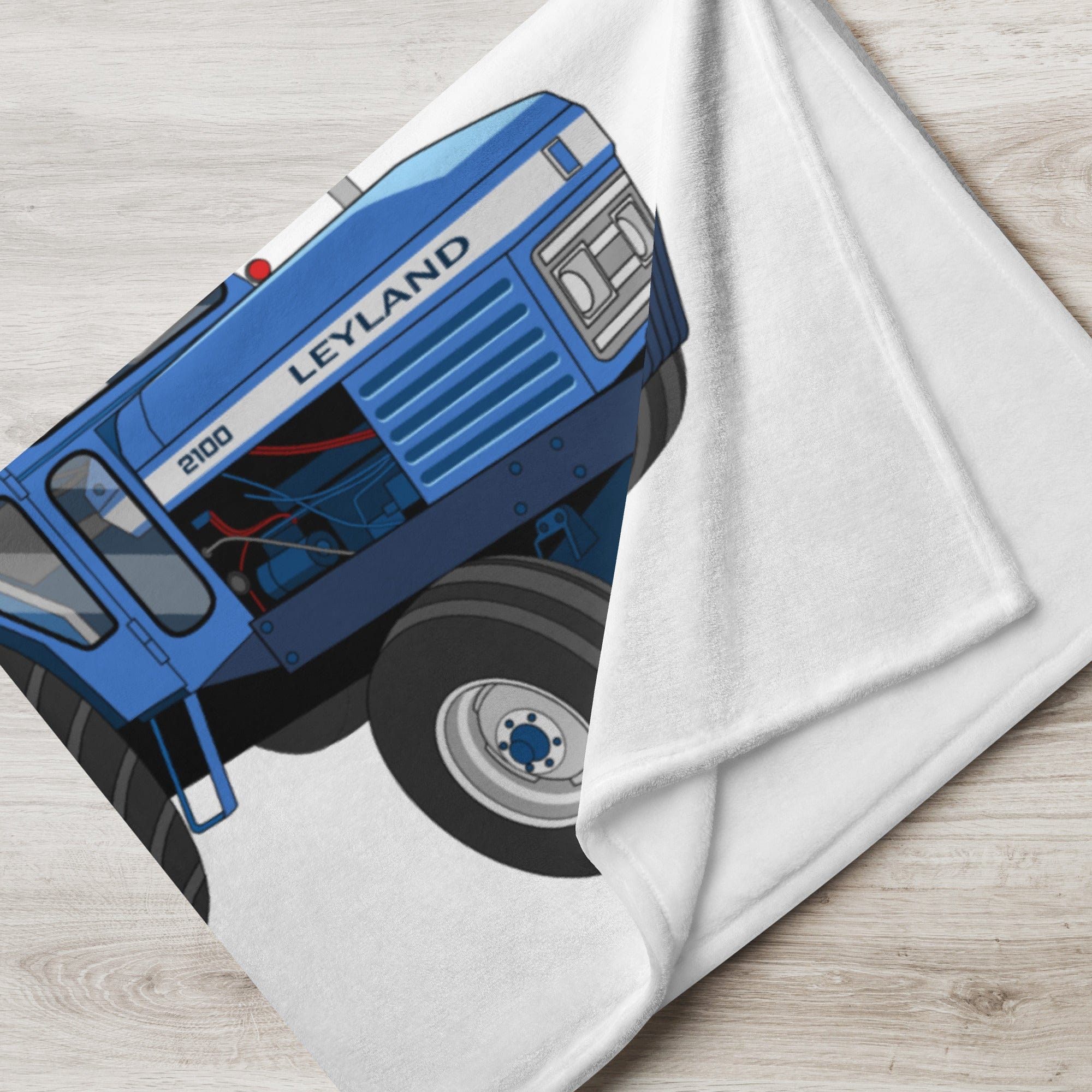 The Tractor Mugs Store Leyland 2100 | Throw Blanket Quality Farmers Merch