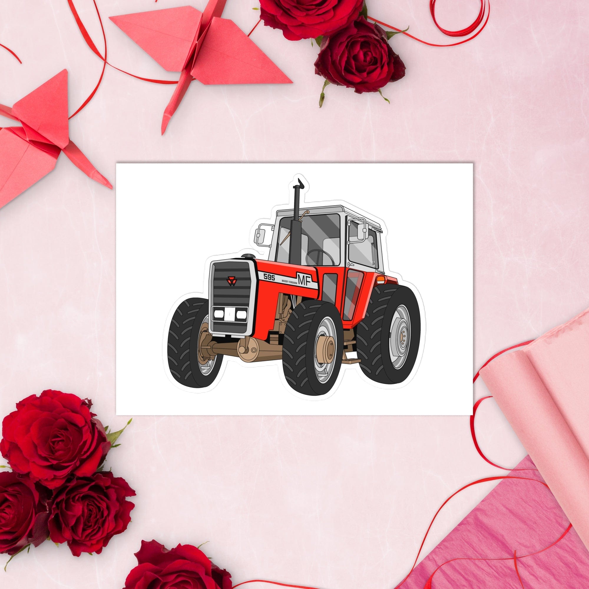 The Tractor Mugs Store Massey 595 | Sticker sheet Quality Farmers Merch